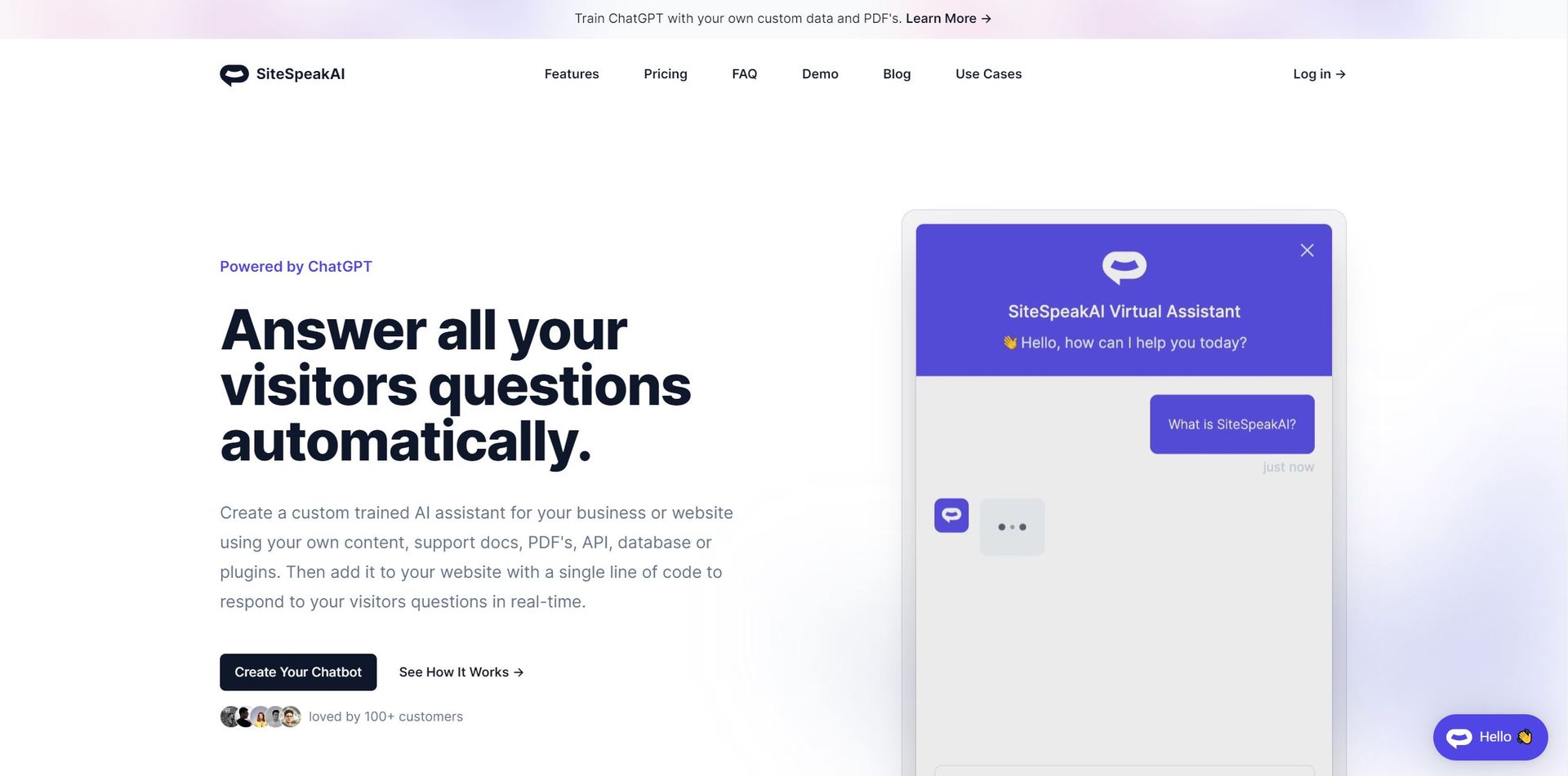 SiteSpeakAI featured