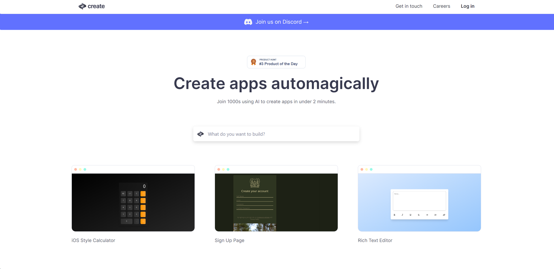 Create featured