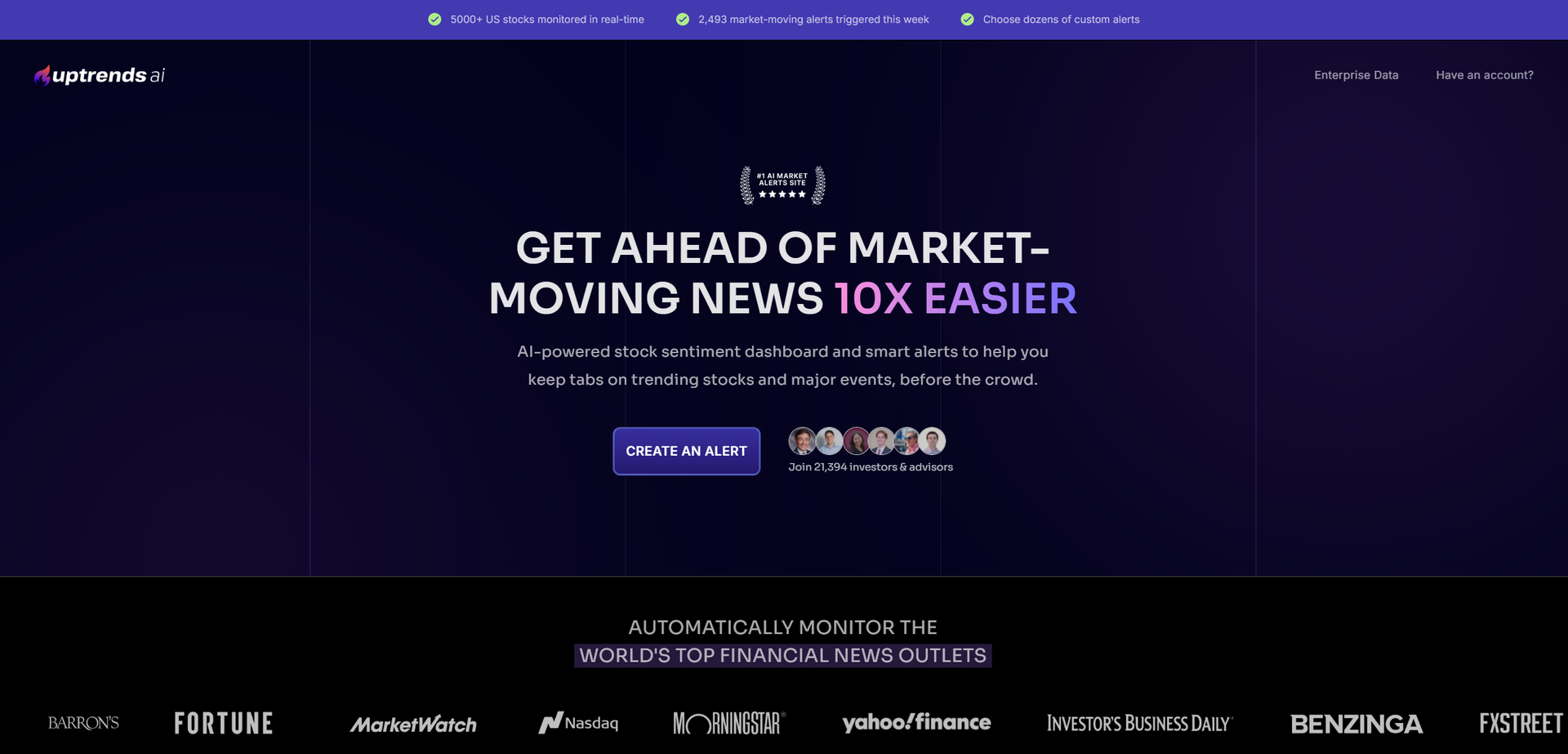 Uptrends.ai featured