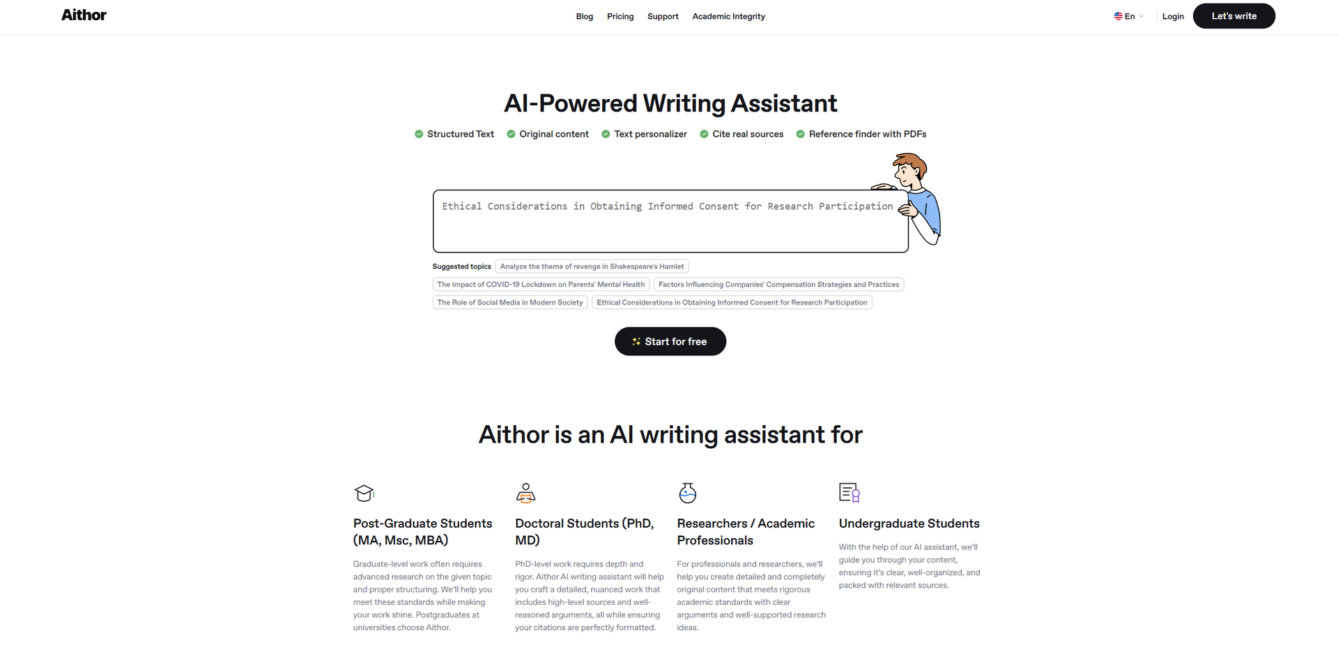 Aithor featured