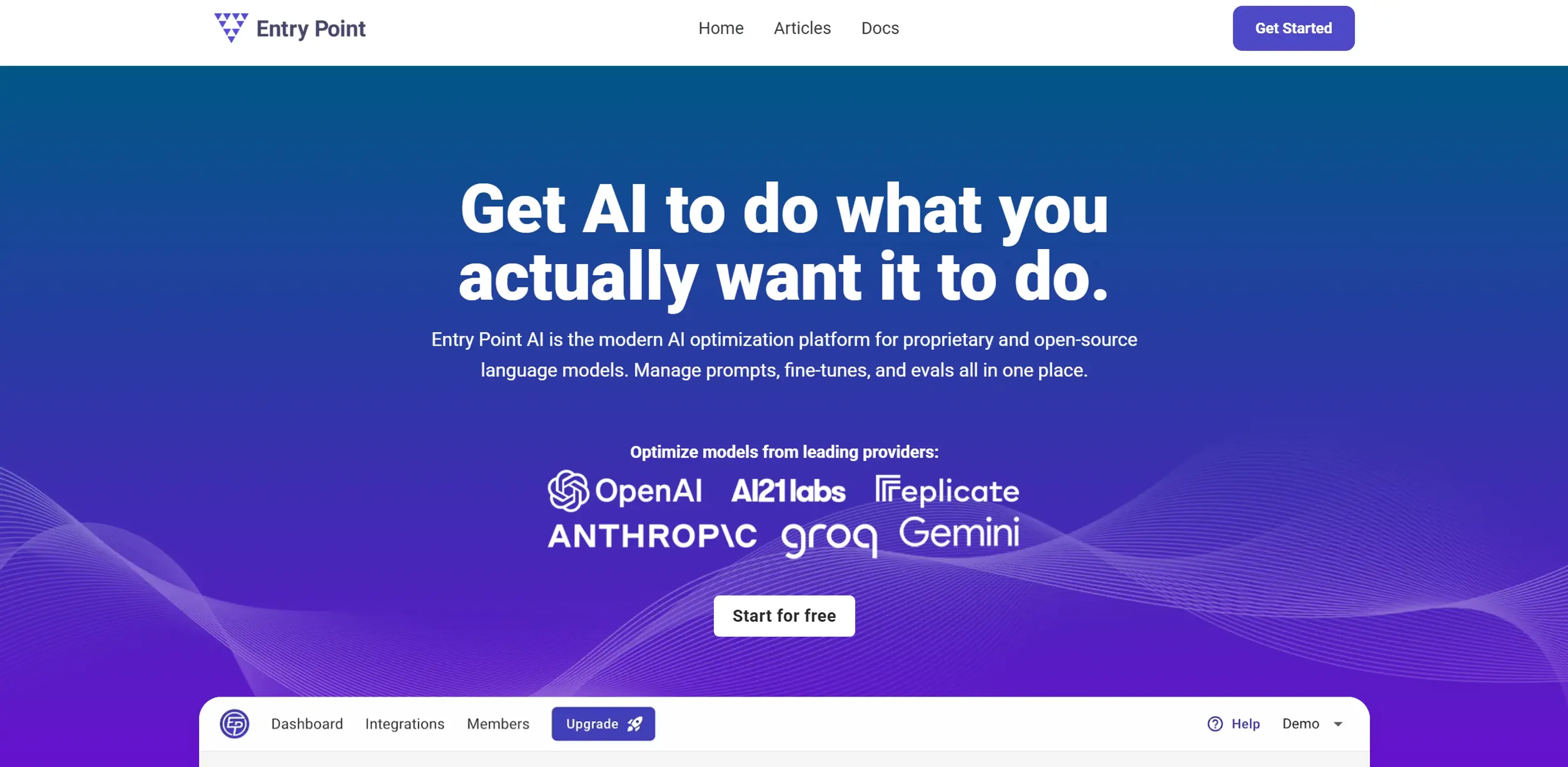 Image related to Entry Point, an AI chatbot for conversations and customer interactions.