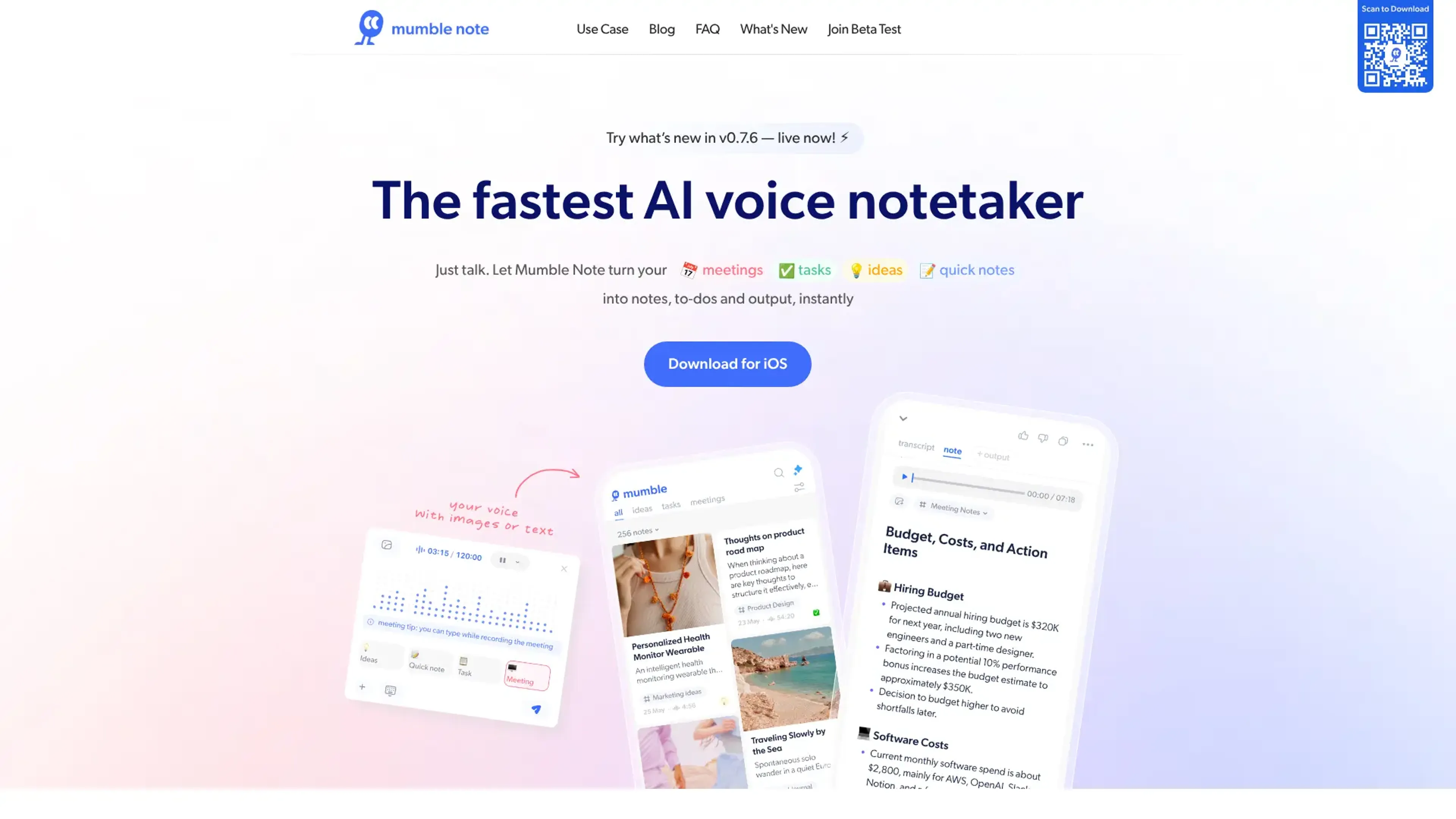 Image related to Mumble Note, an AI tool for transcribing audio or video into text.