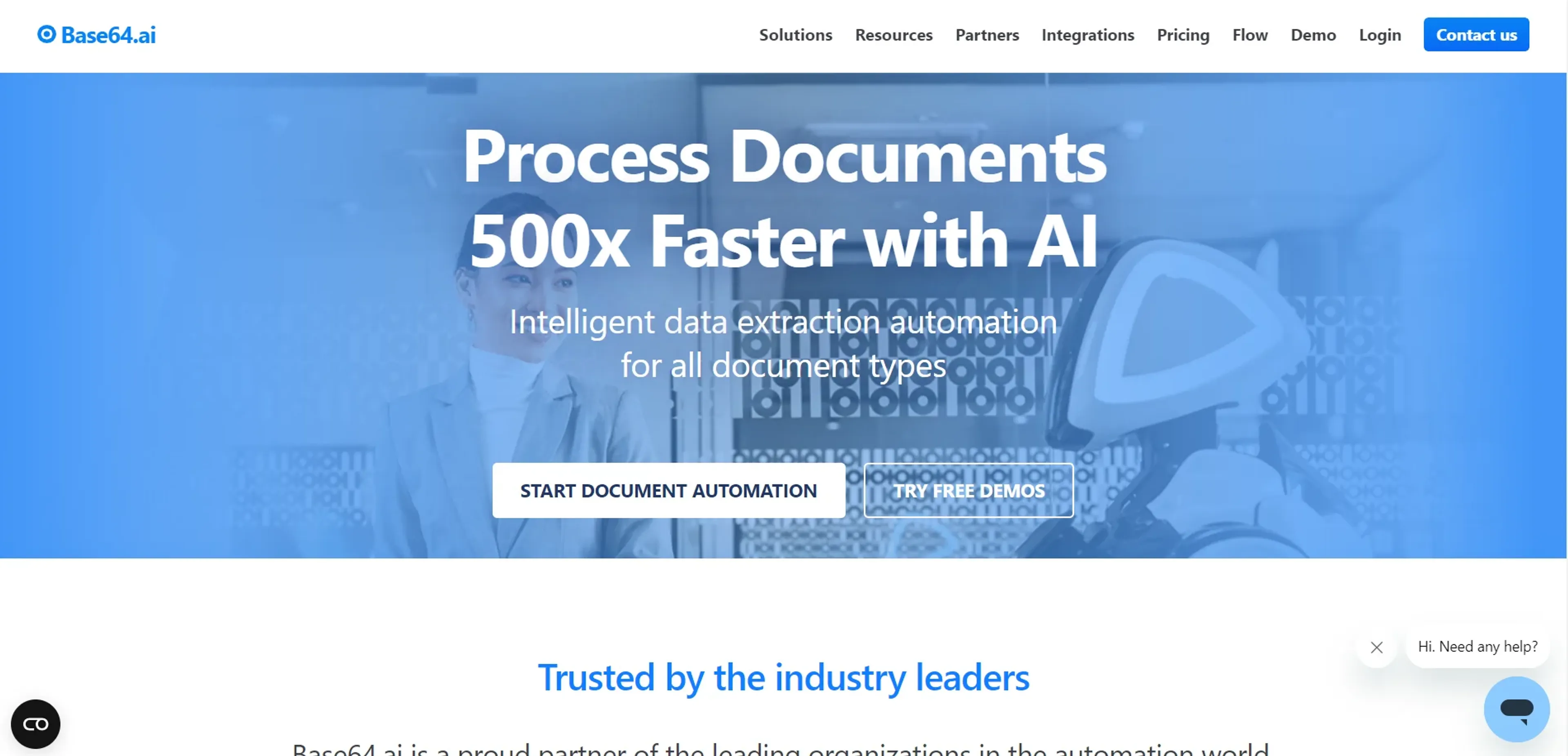 Image related to Base64.ai, an AI tool for conducting and organizing research.