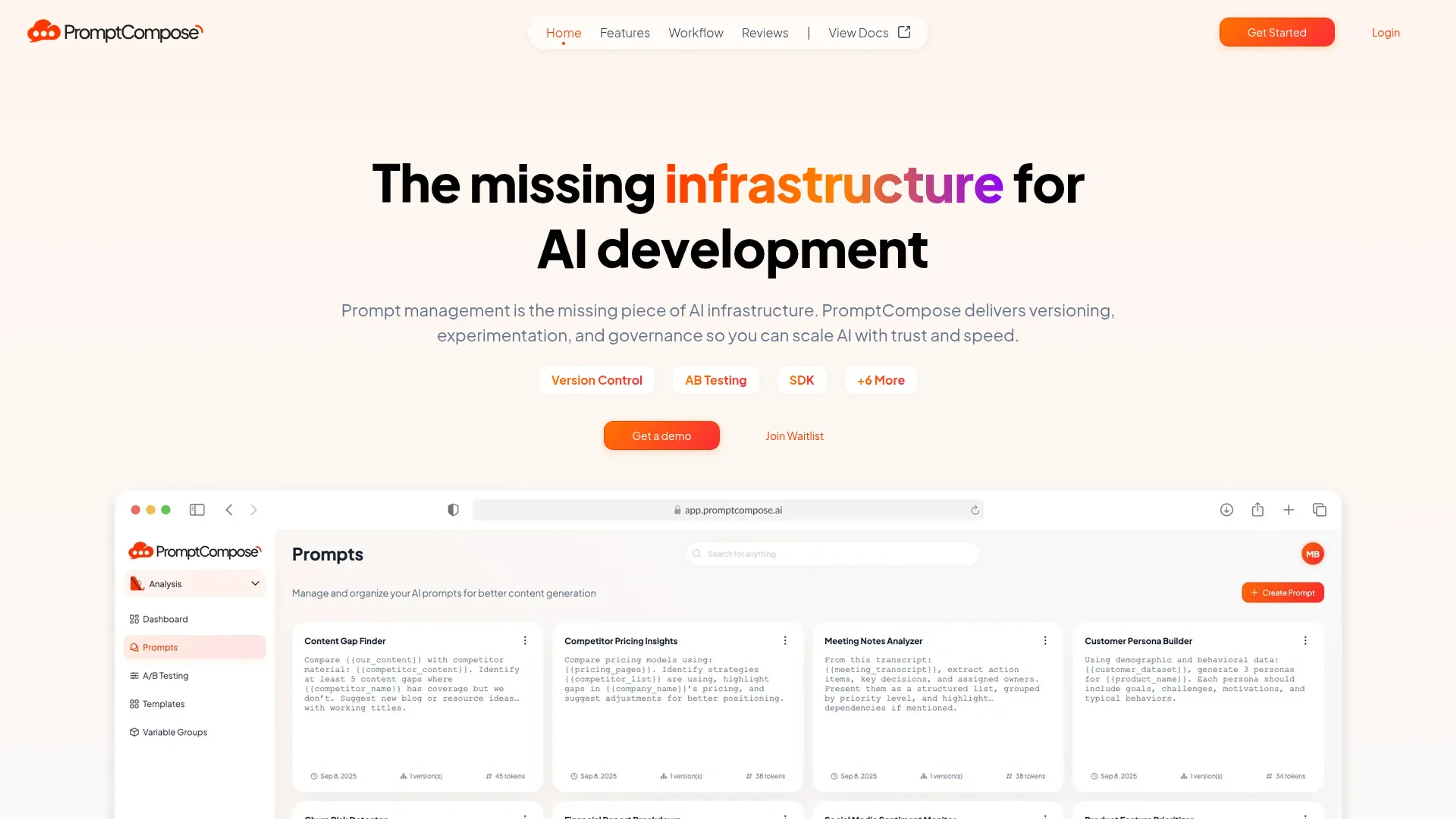 Image related to PromptCompose, an AI tool for generating creative prompts.