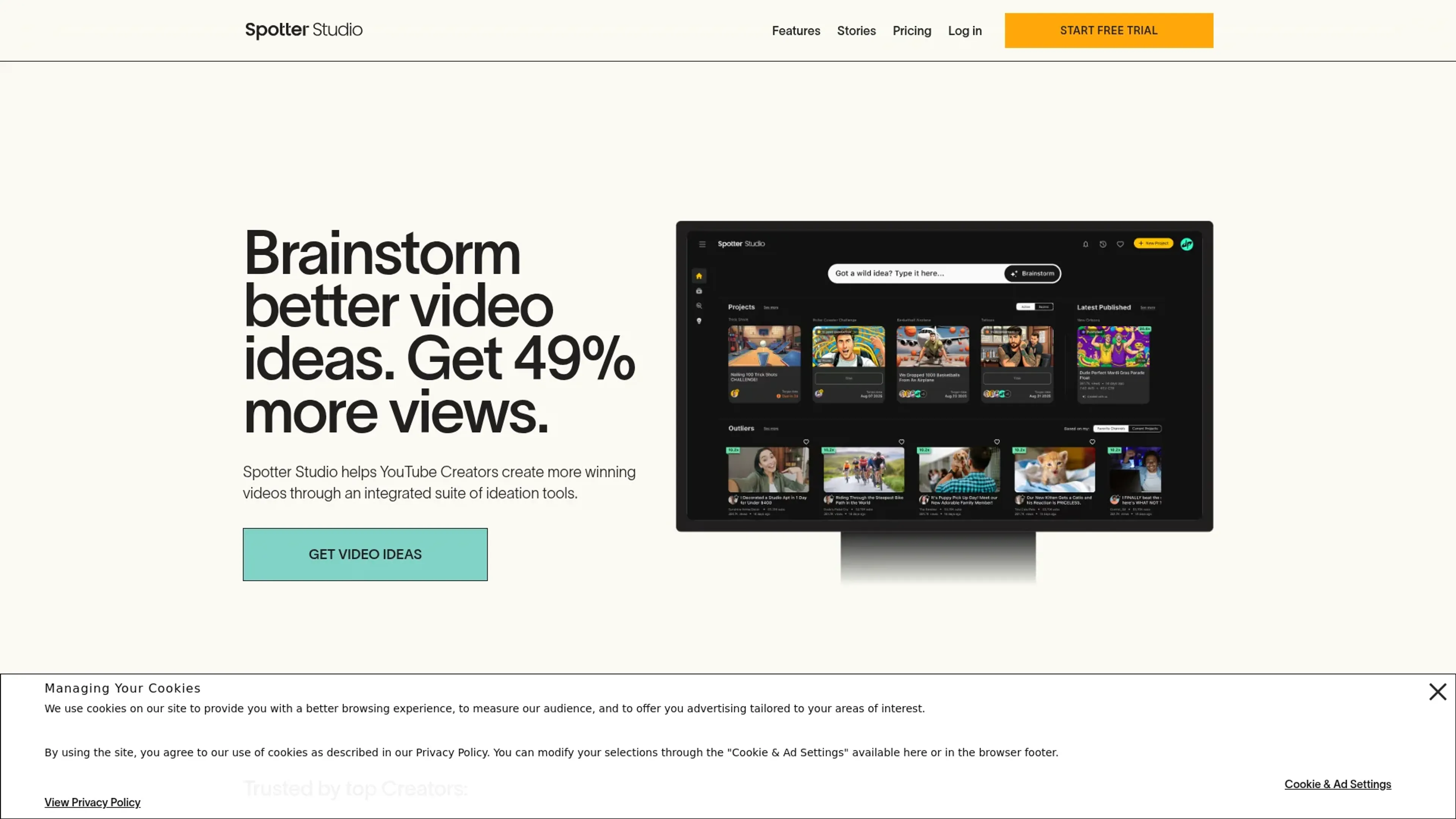 Image related to Spotter Studio, an AI tool for managing projects and team workflows.