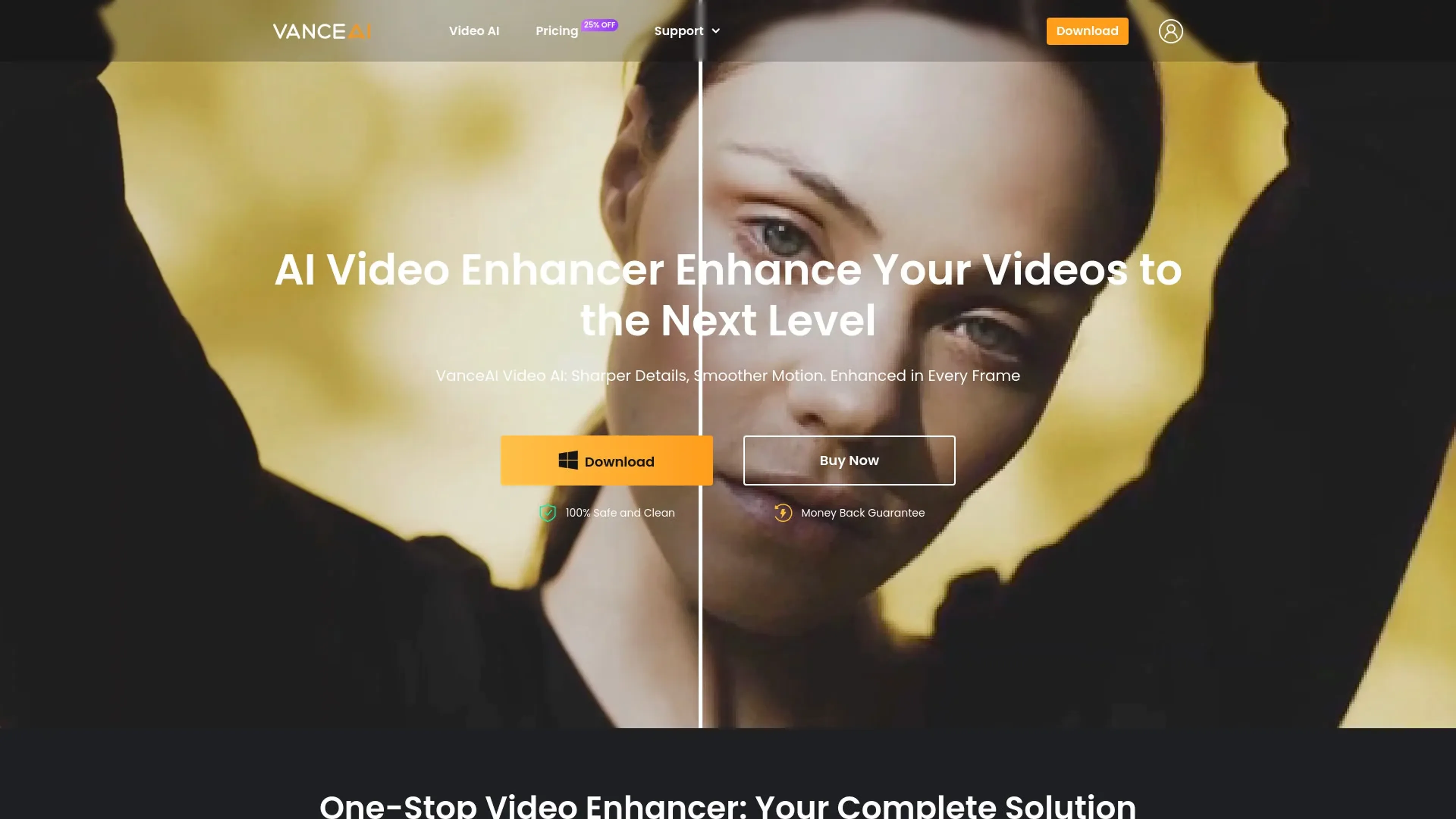 Image related to Vance Video AI, an AI tool for improving video quality and resolution.