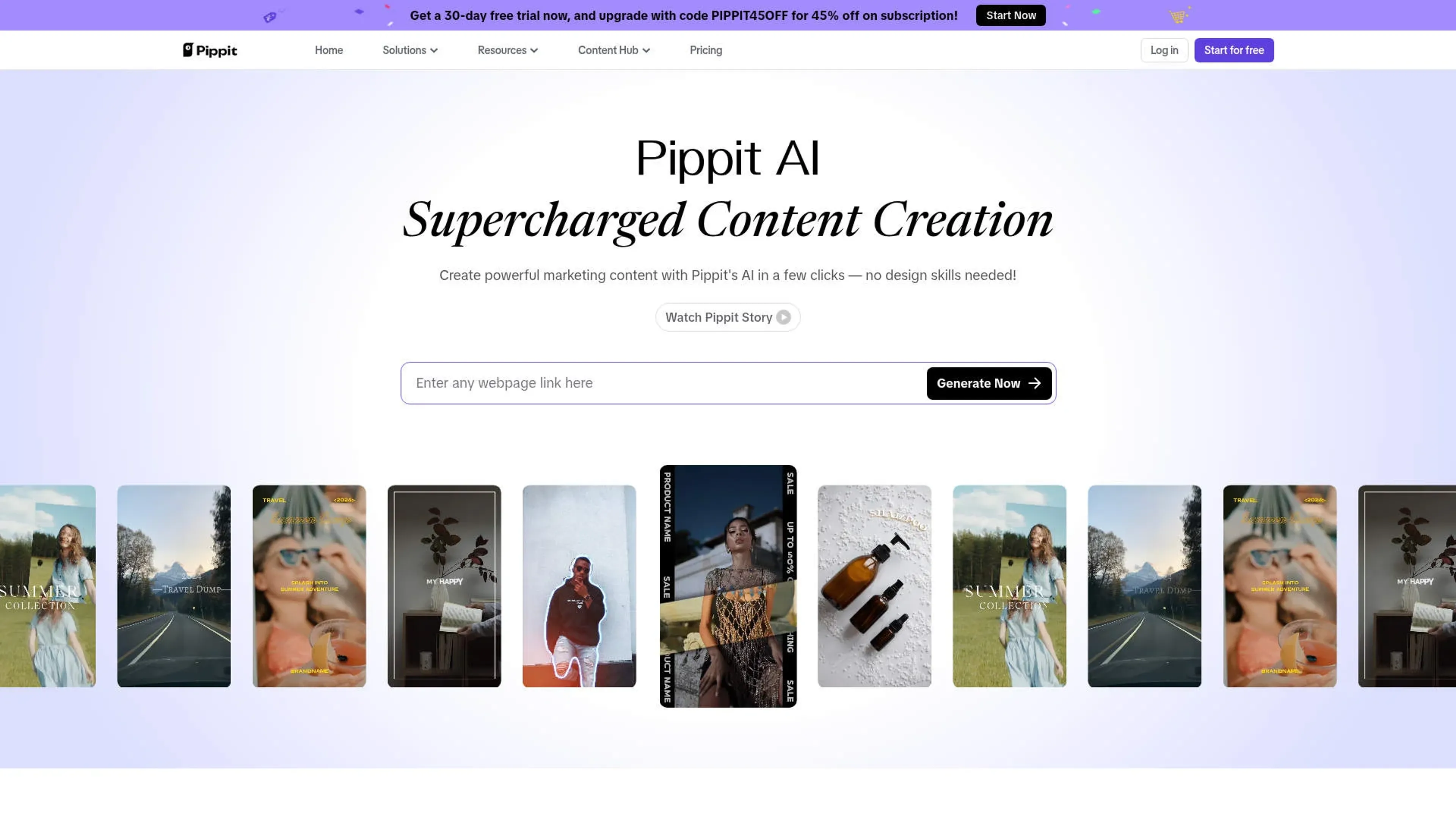 Pippit AI screenshot