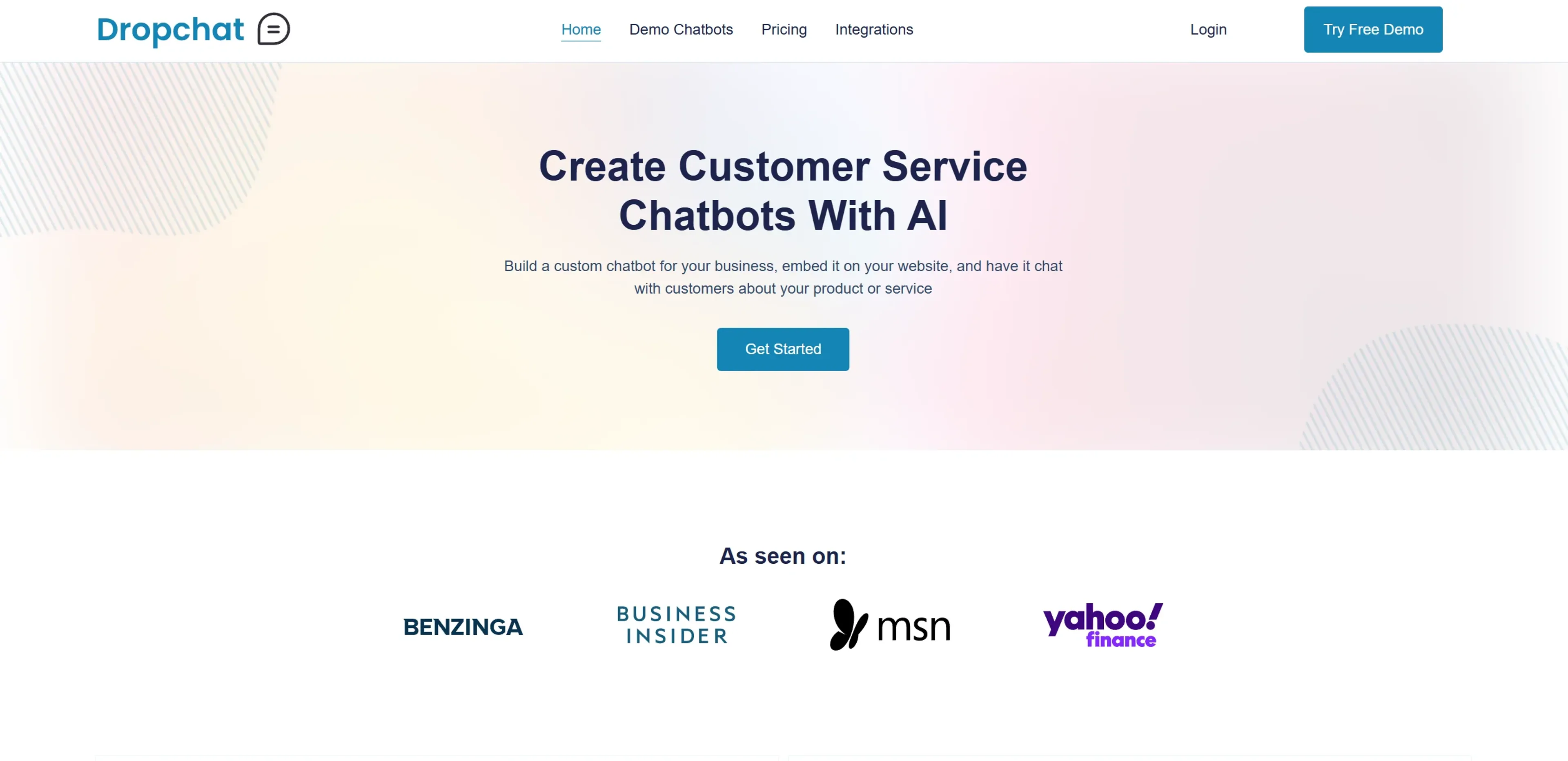 Image related to Dropchat, an AI chatbot for conversations and customer interactions.
