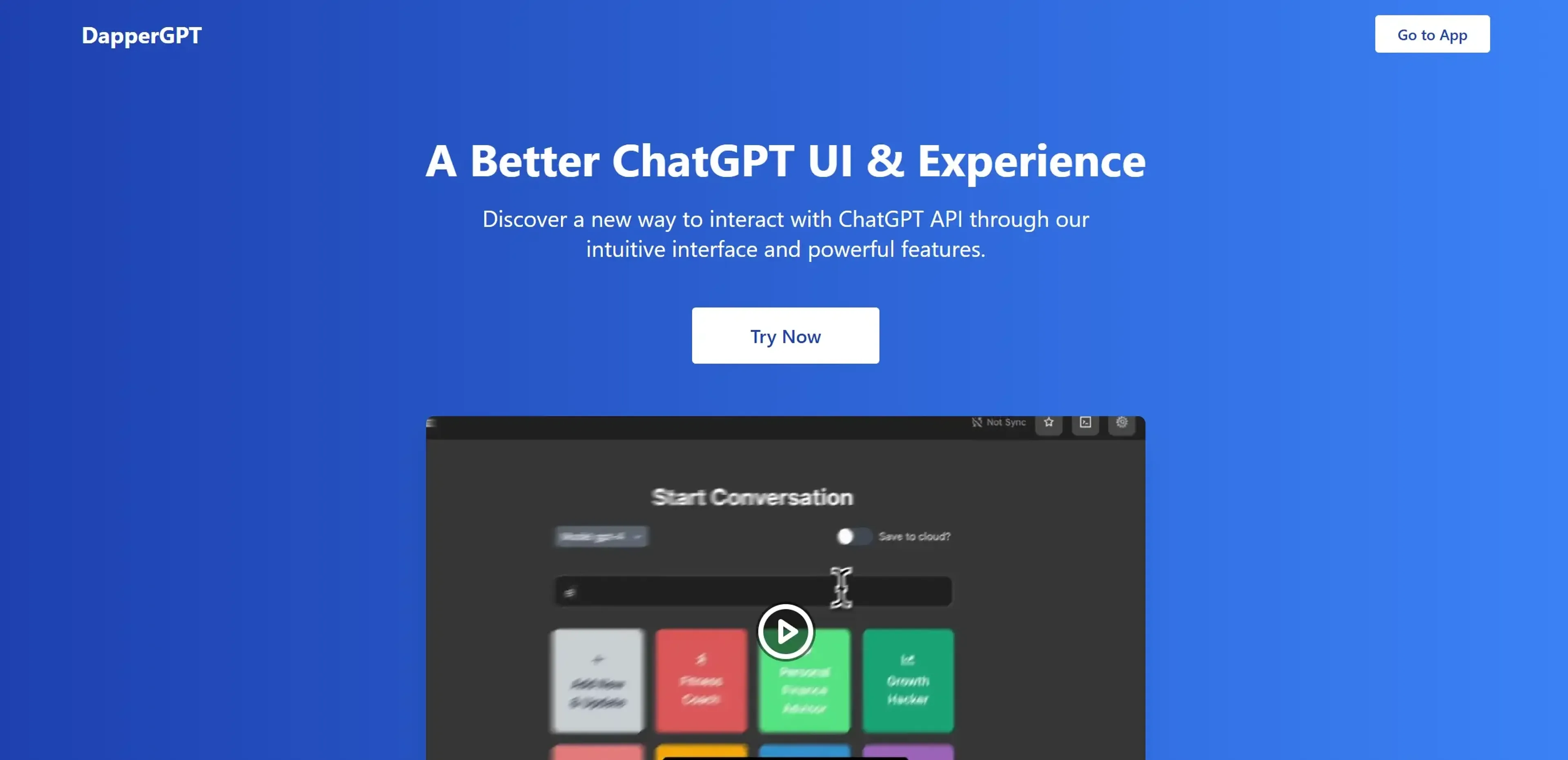 Image related to DapperGPT, an AI chatbot for conversations and customer interactions.