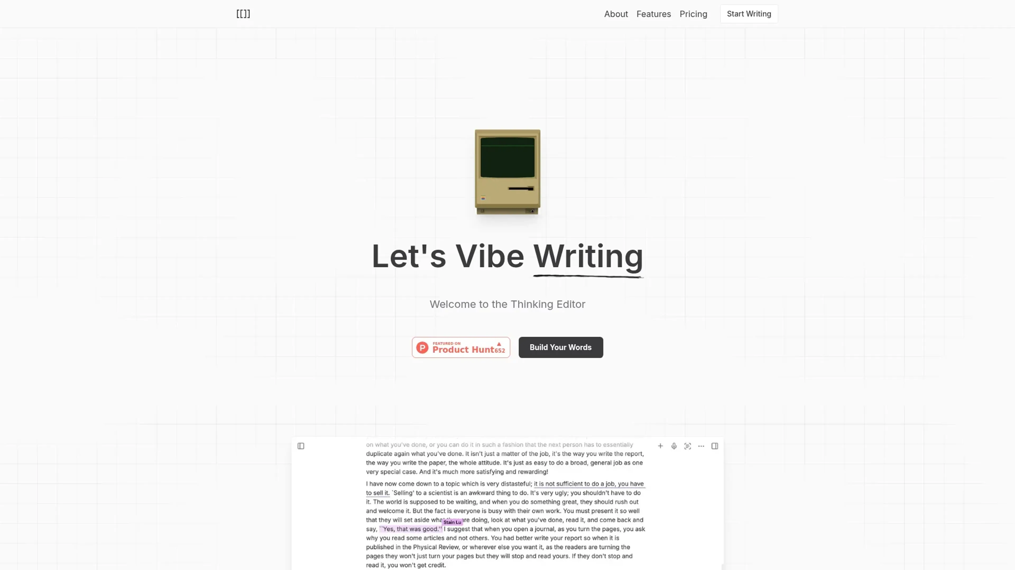 Image related to Grimo, an AI tool for assisting with writing and content creation.