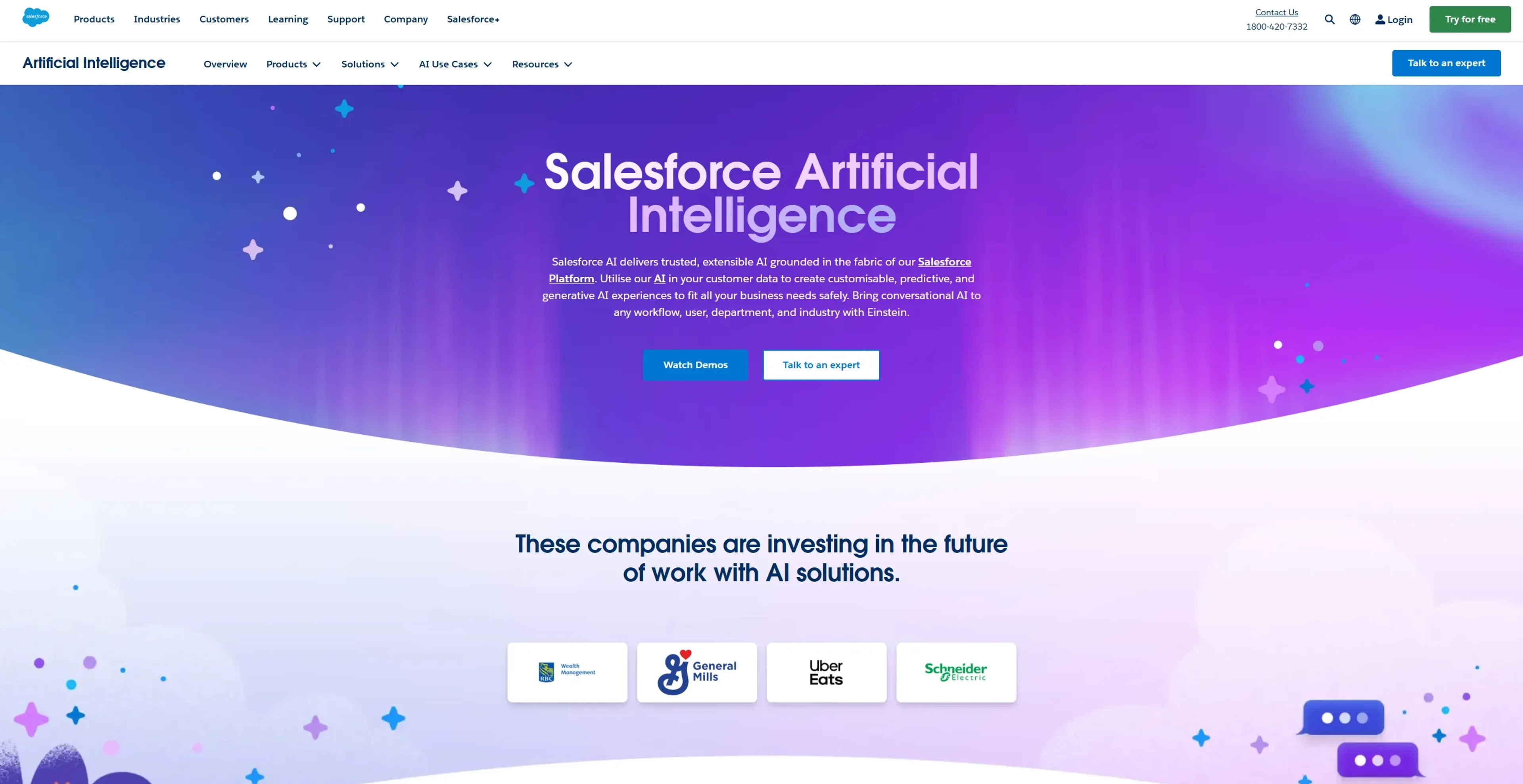 Image related to Salesforce AI, an AI tool for automating and optimizing marketing tasks.
