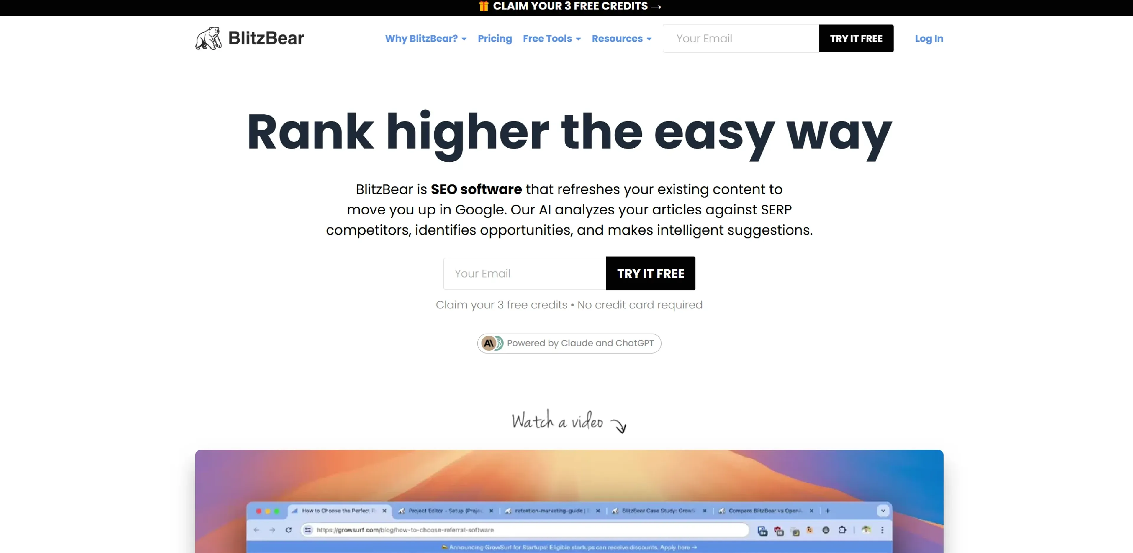 Image related to BlitzBear, an AI tool for managing projects and team workflows.
