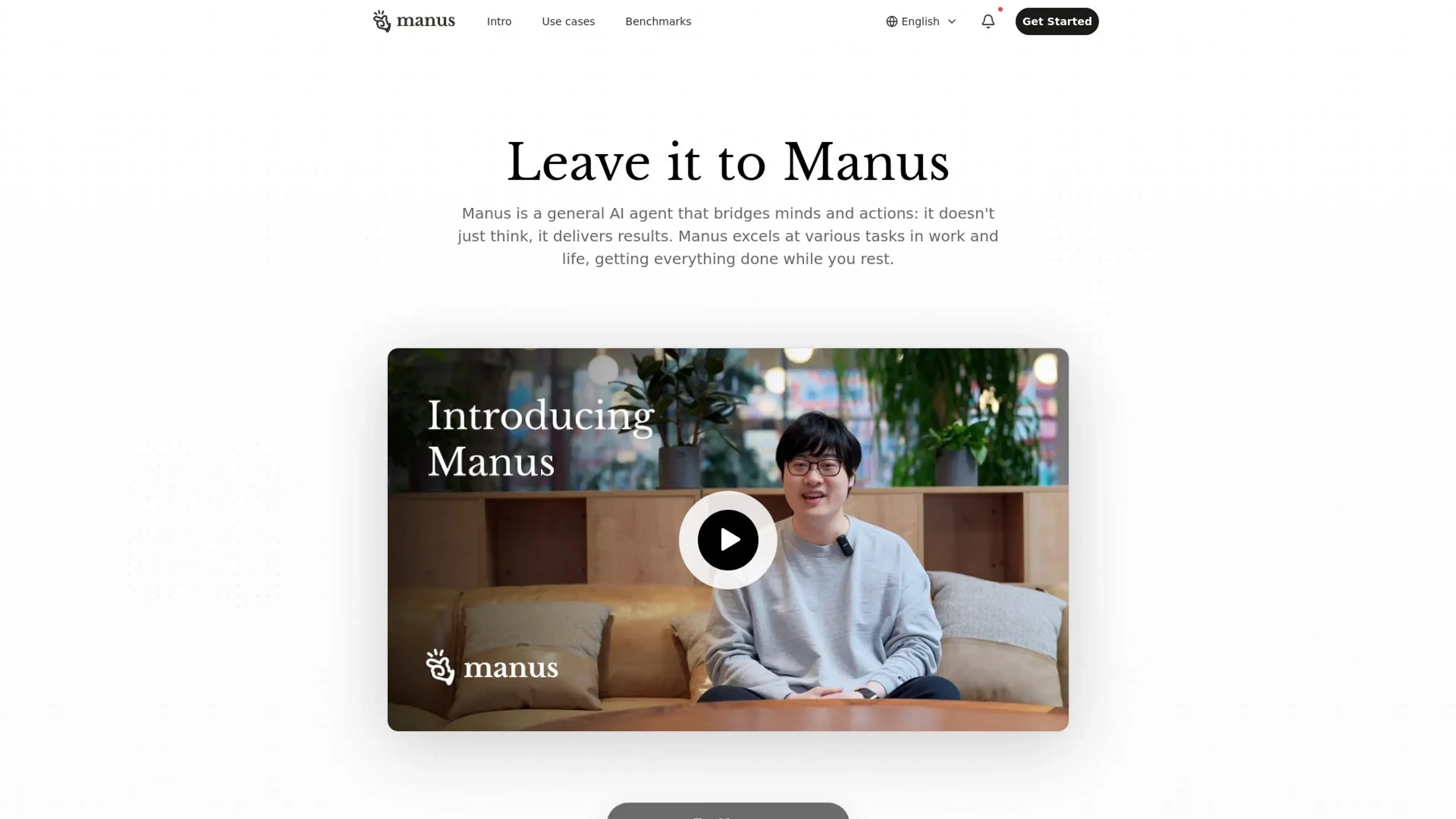 Image related to Manus, an AI tool for building and deploying autonomous agents.