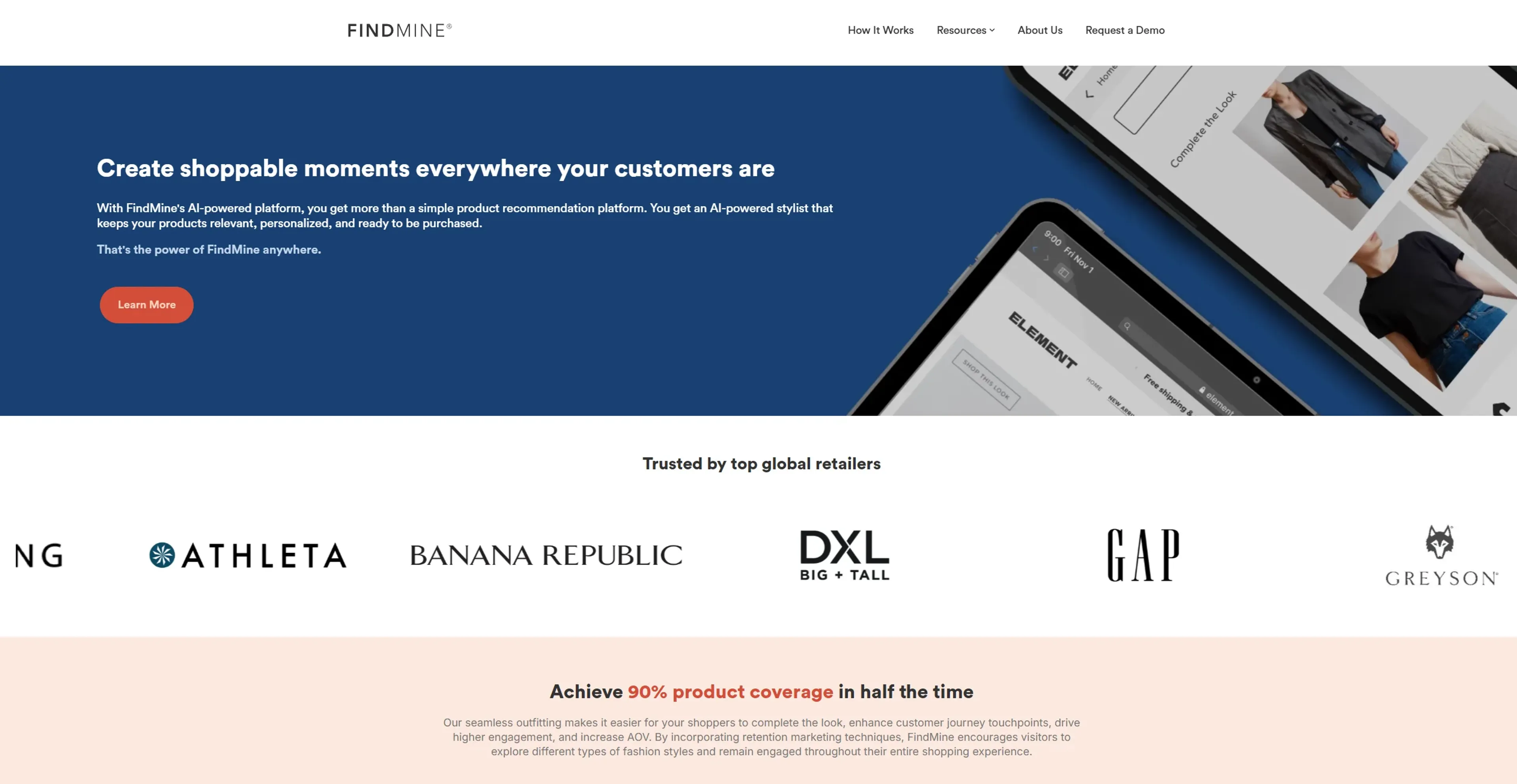 Image related to Findmine, an AI tool for enhancing online store management and sales.