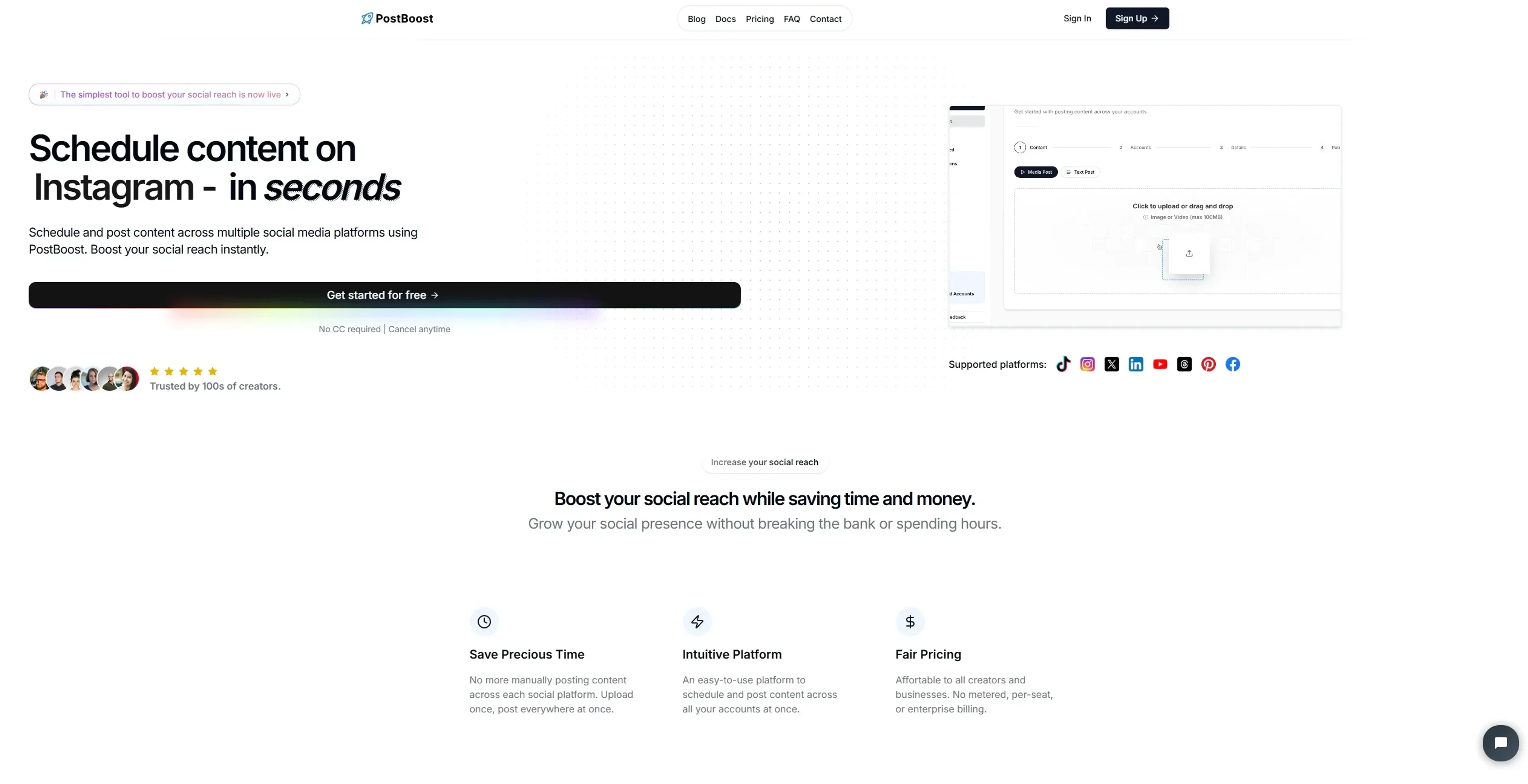 Image related to Post-Boost, an AI tool for managing and creating social media content.