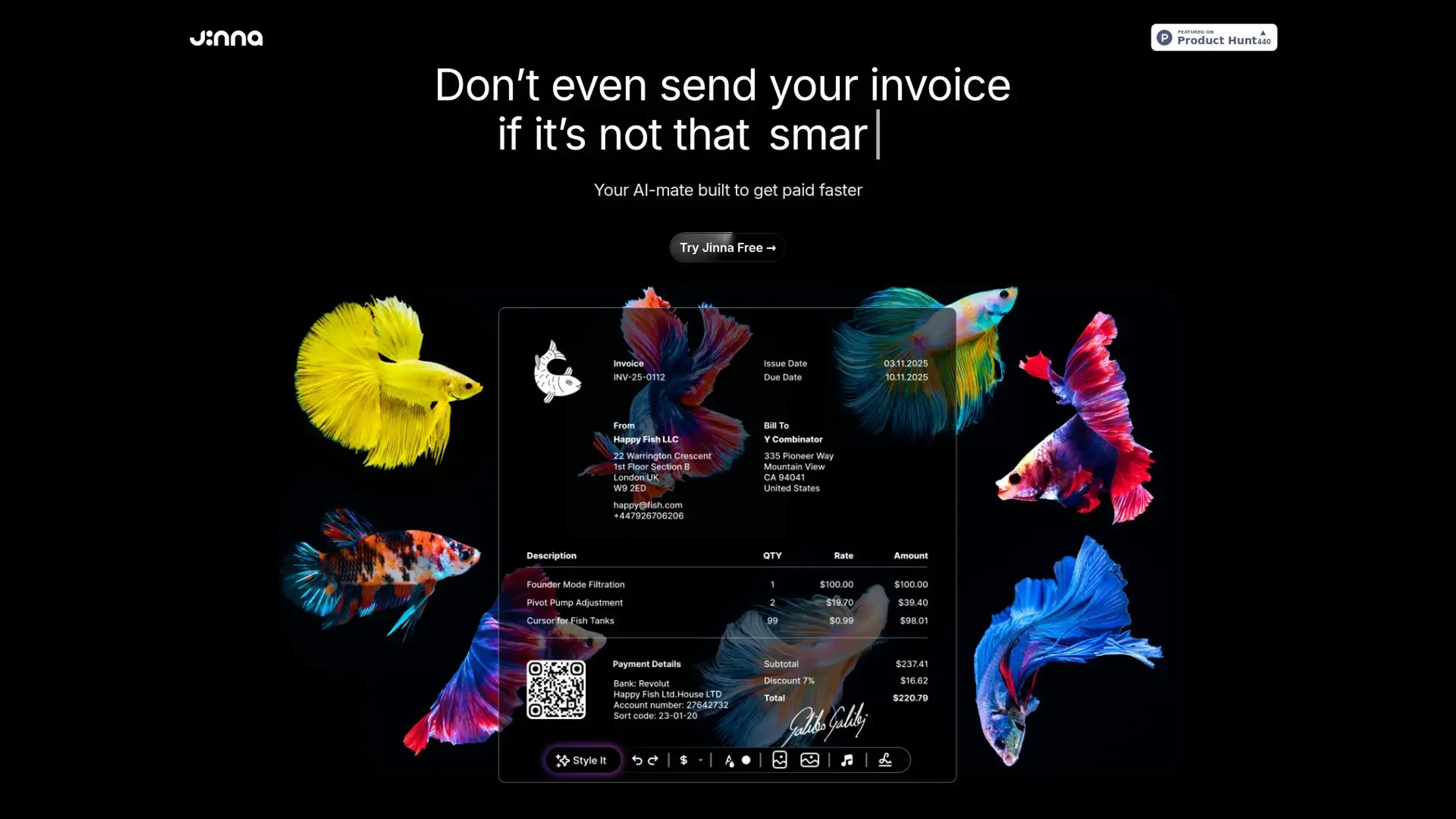 Image related to Jinna.ai, an AI tool that acts as a personal digital assistant.
