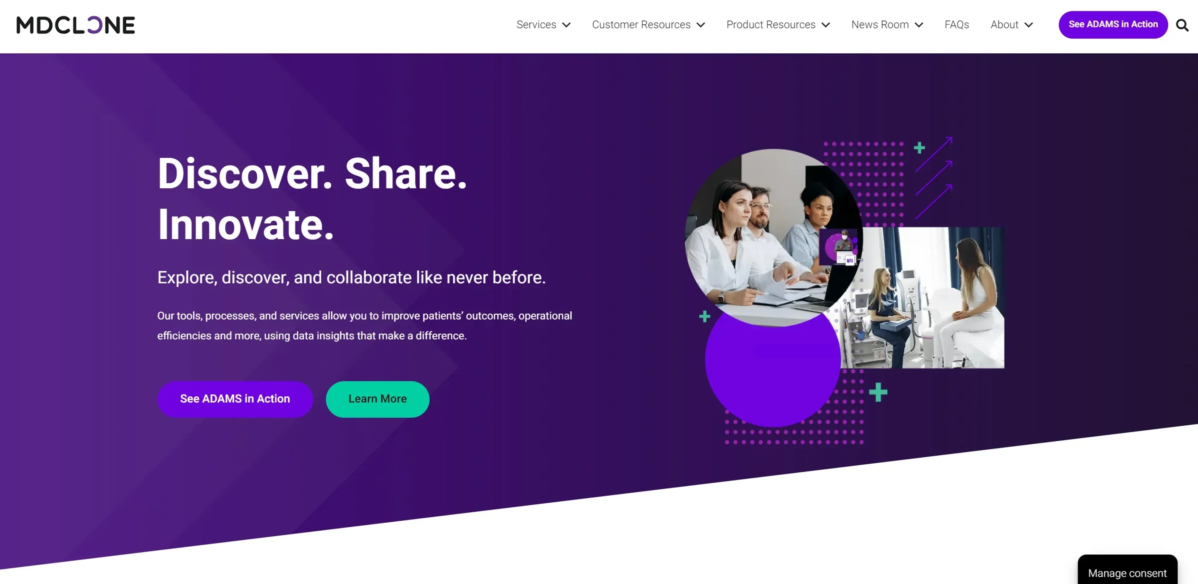 Image related to MDClone, an AI tool for health monitoring and wellness support.