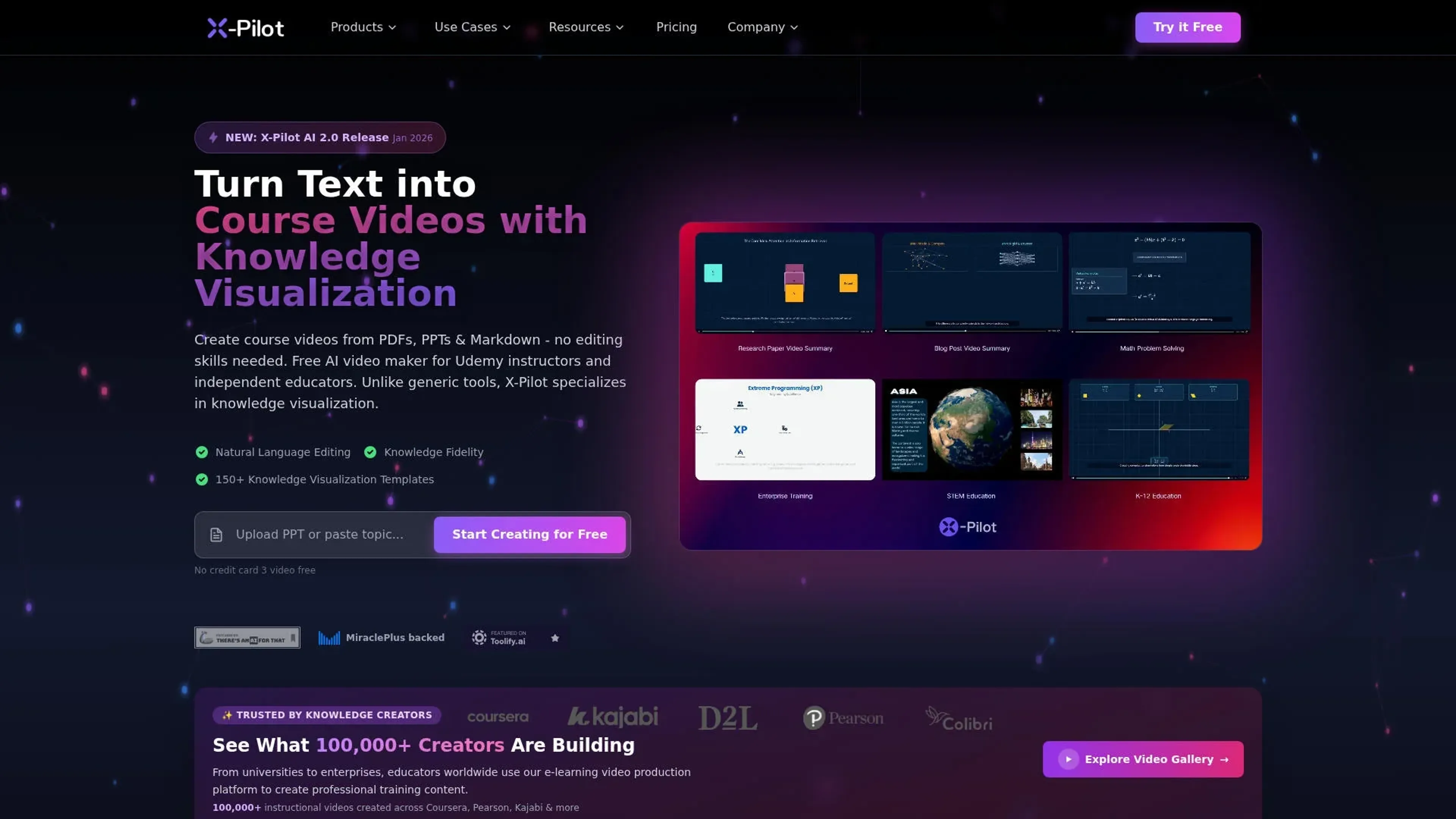 Image related to X-Pilot AI, an AI tool for turning text into videos.