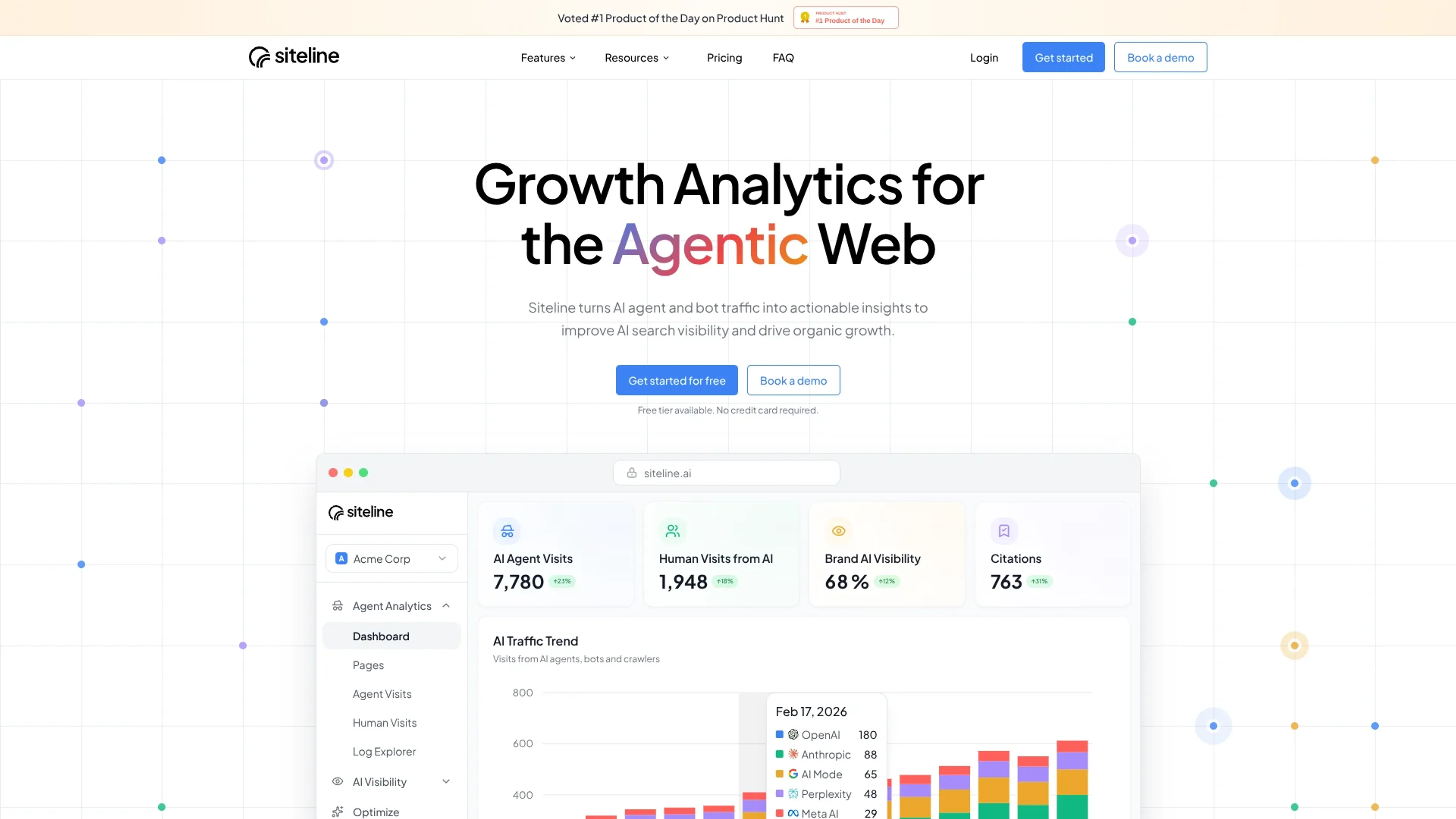 Image related to Siteline, an AI tool for improving search engine optimization.
