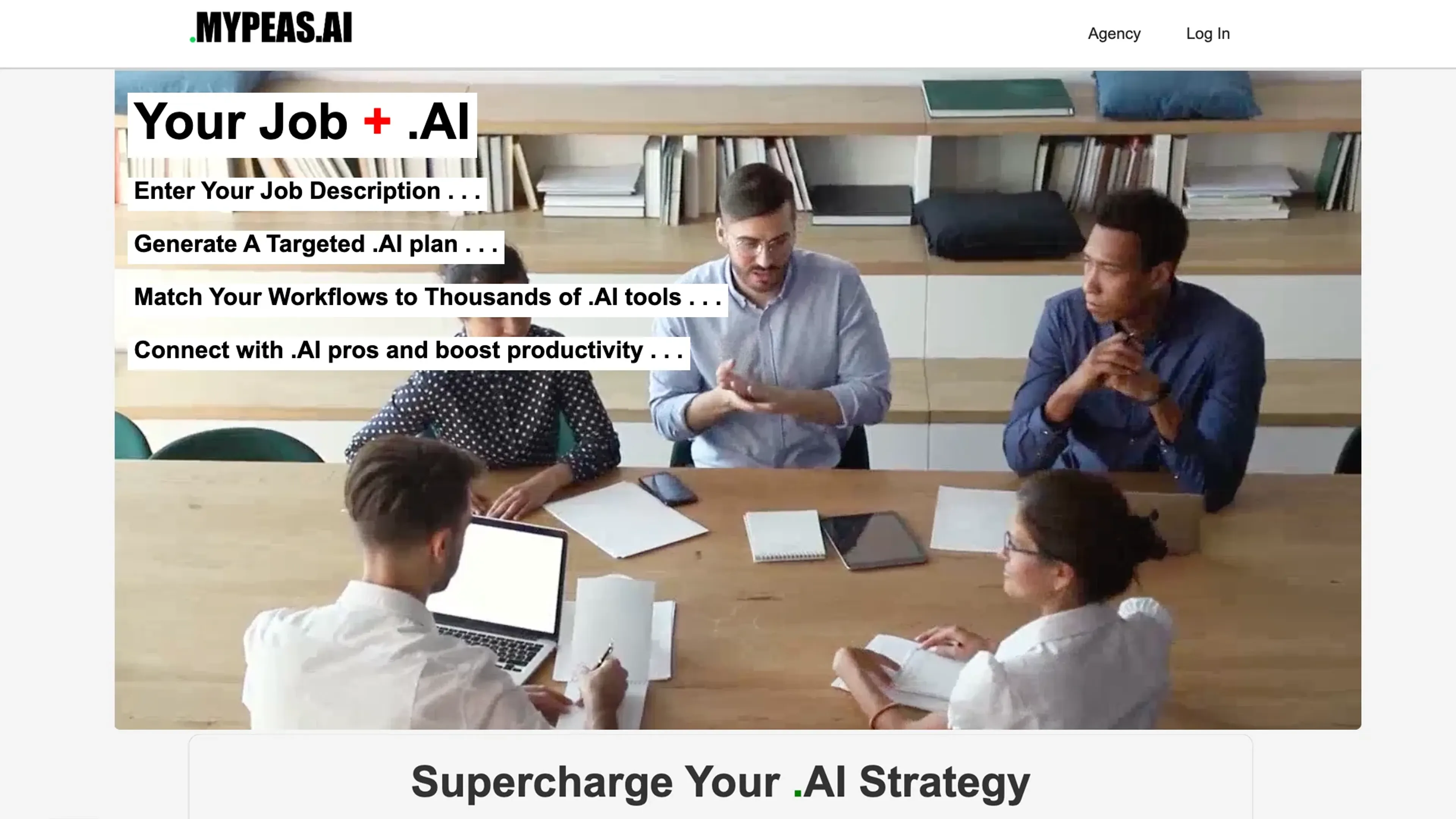 Image related to MYPEAS.ai, an AI tool for HR management and recruitment.