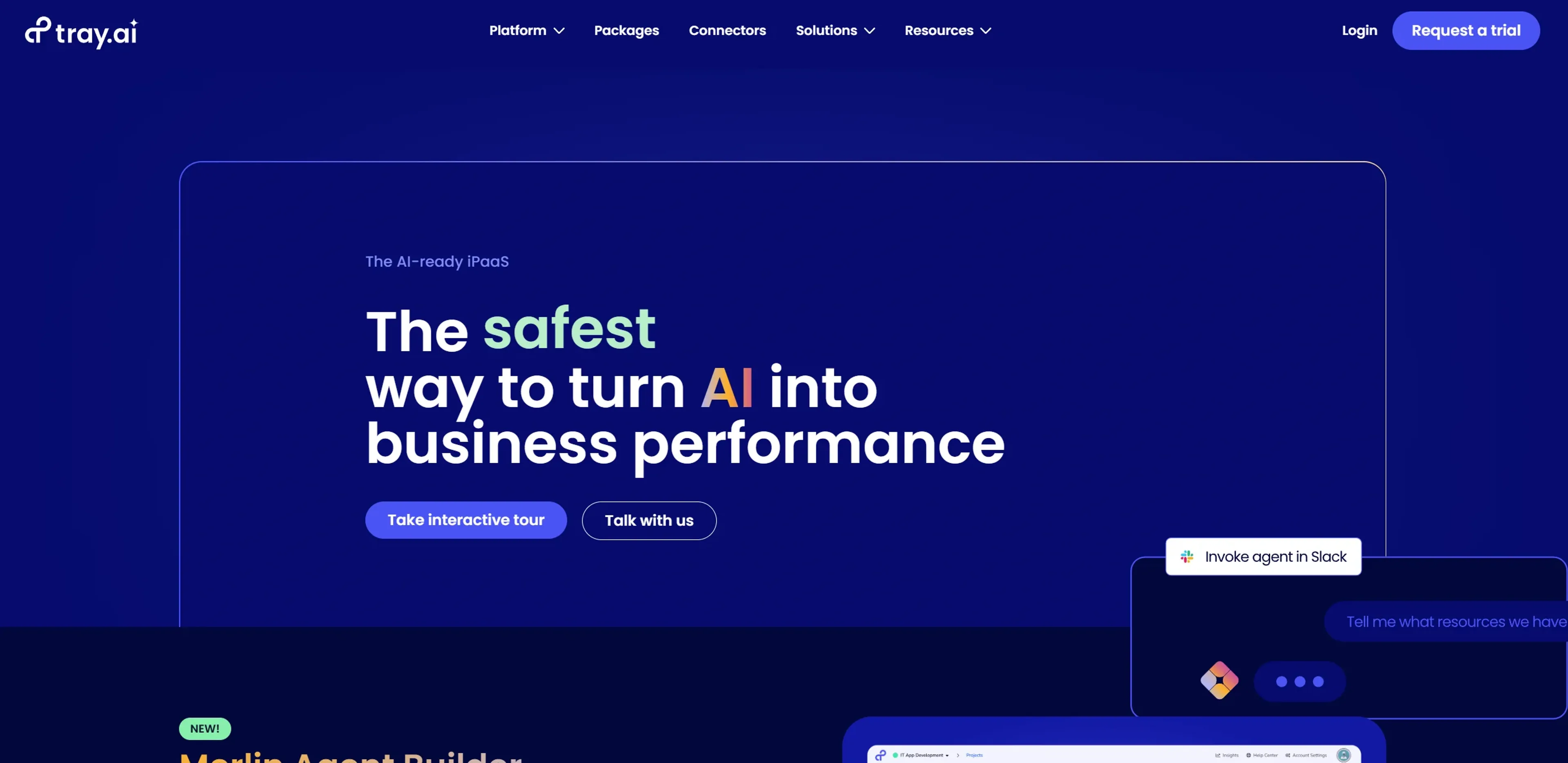 Tray screenshot