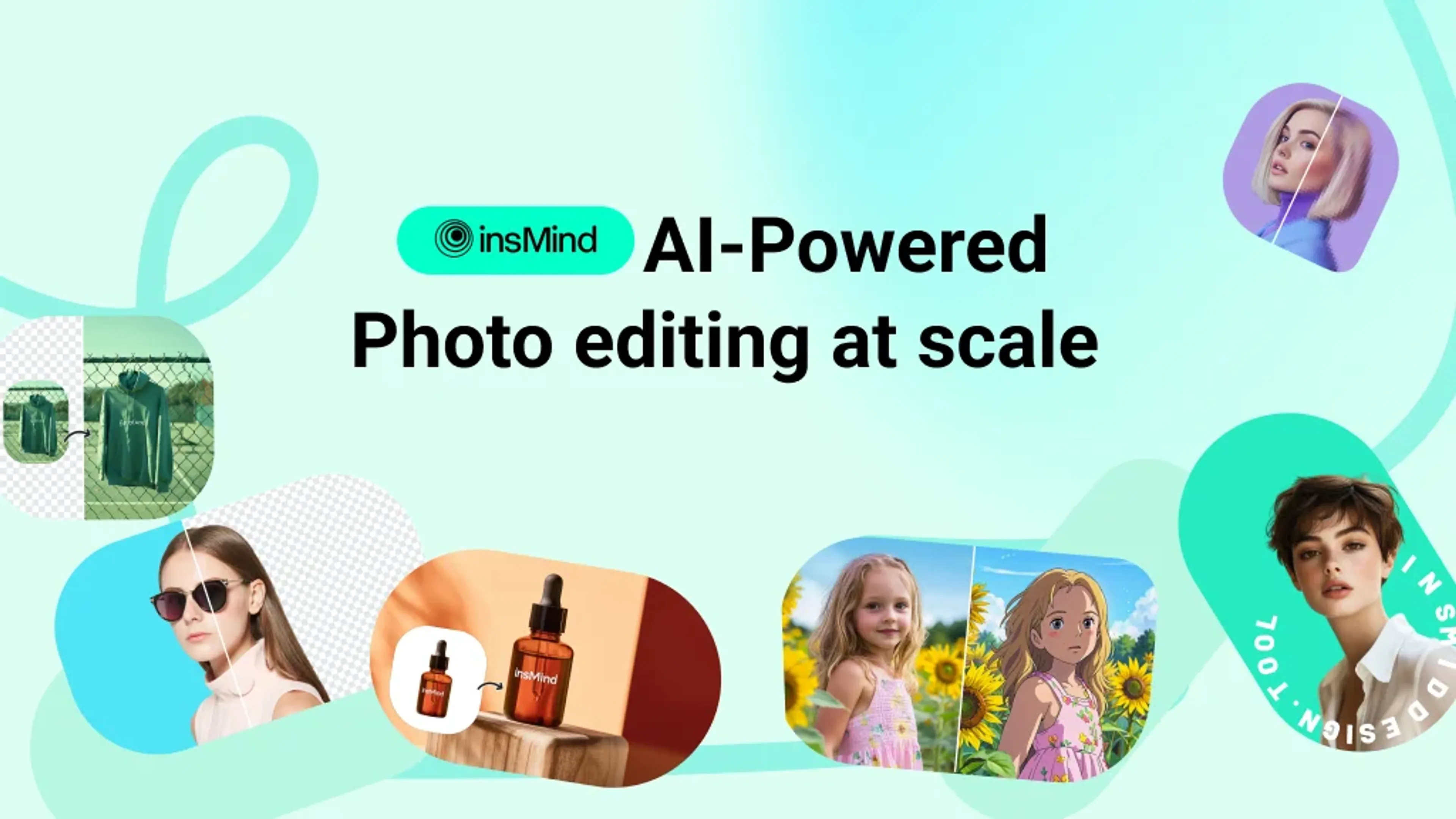 Image related to insMind, an AI tool for generating design concepts and layouts.
