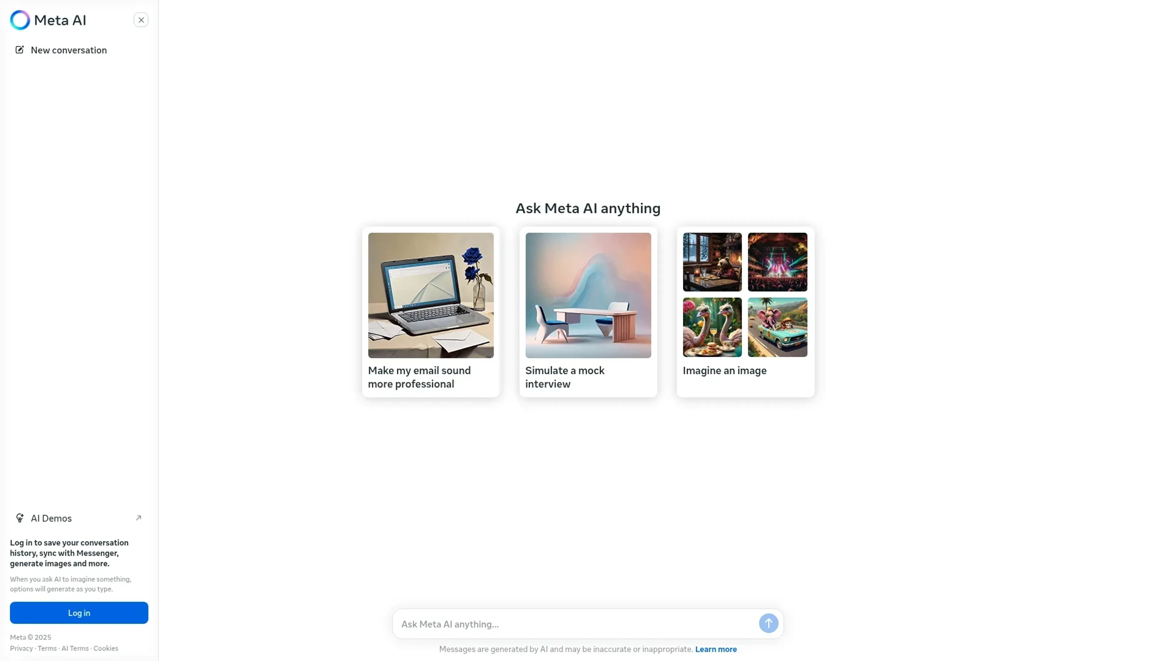 Image related to Meta AI, an AI chatbot for conversations and customer interactions.