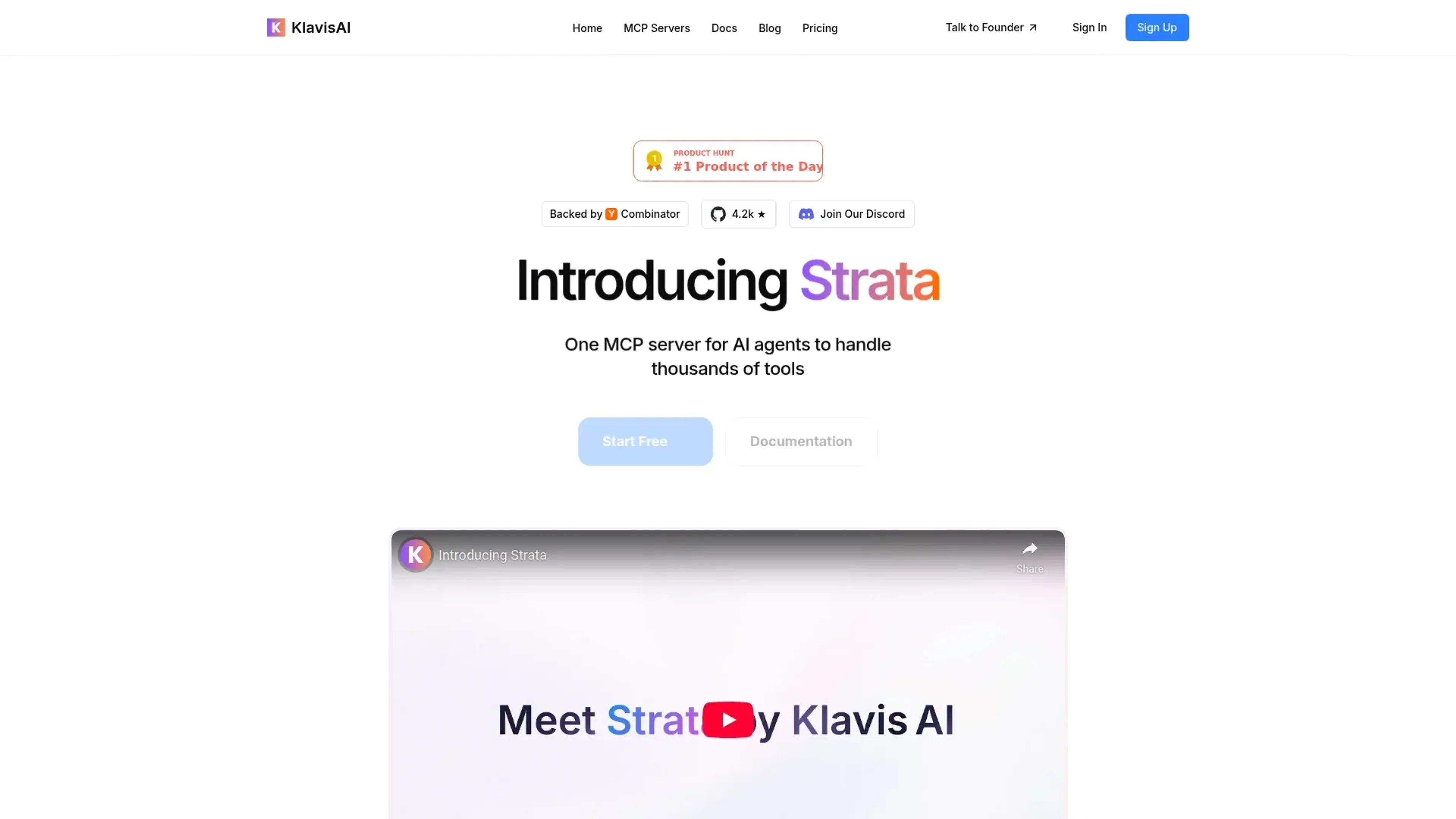 Image related to KlavisAI, an AI tool for building and deploying autonomous agents.