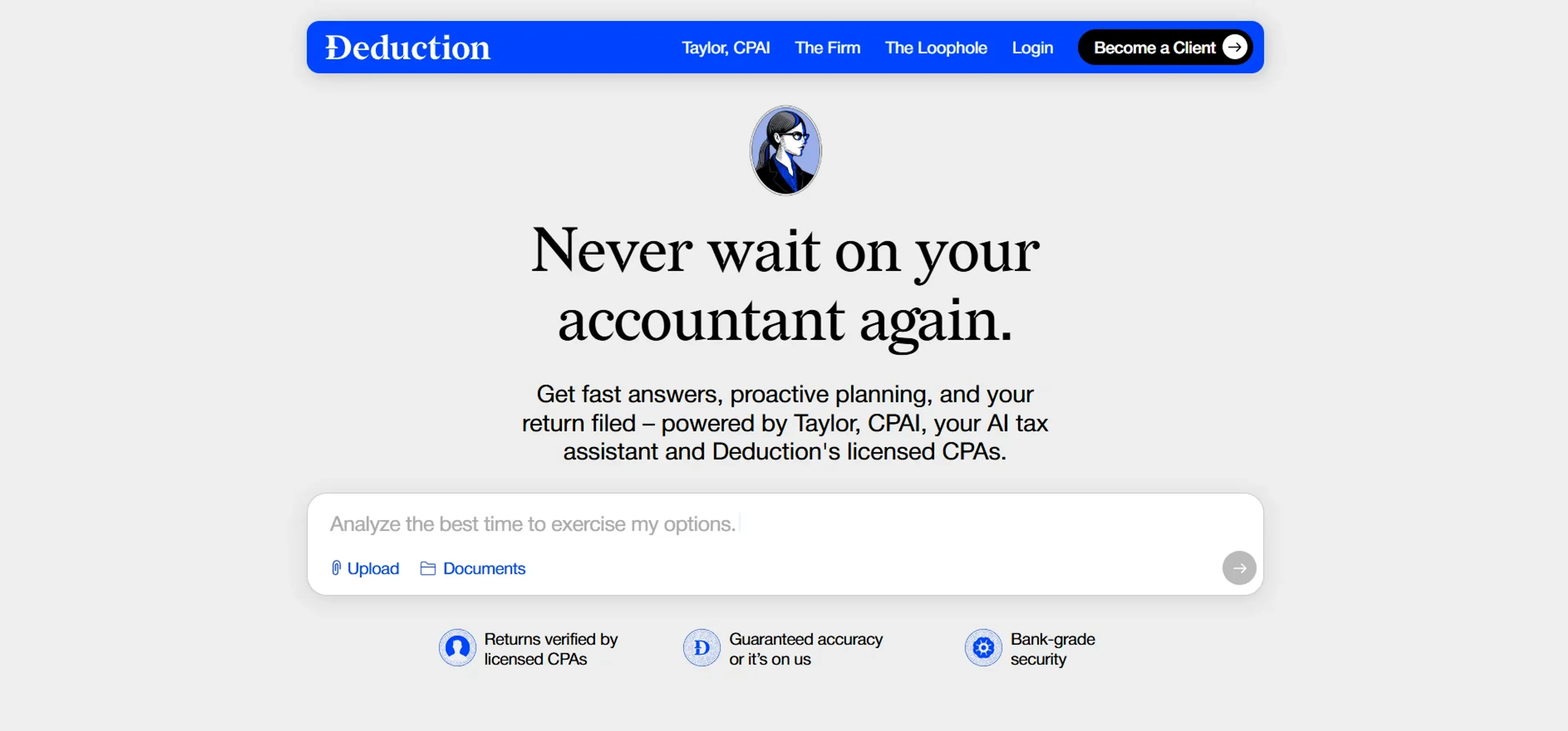 Image related to Deduction, an AI tool for financial analysis and management.