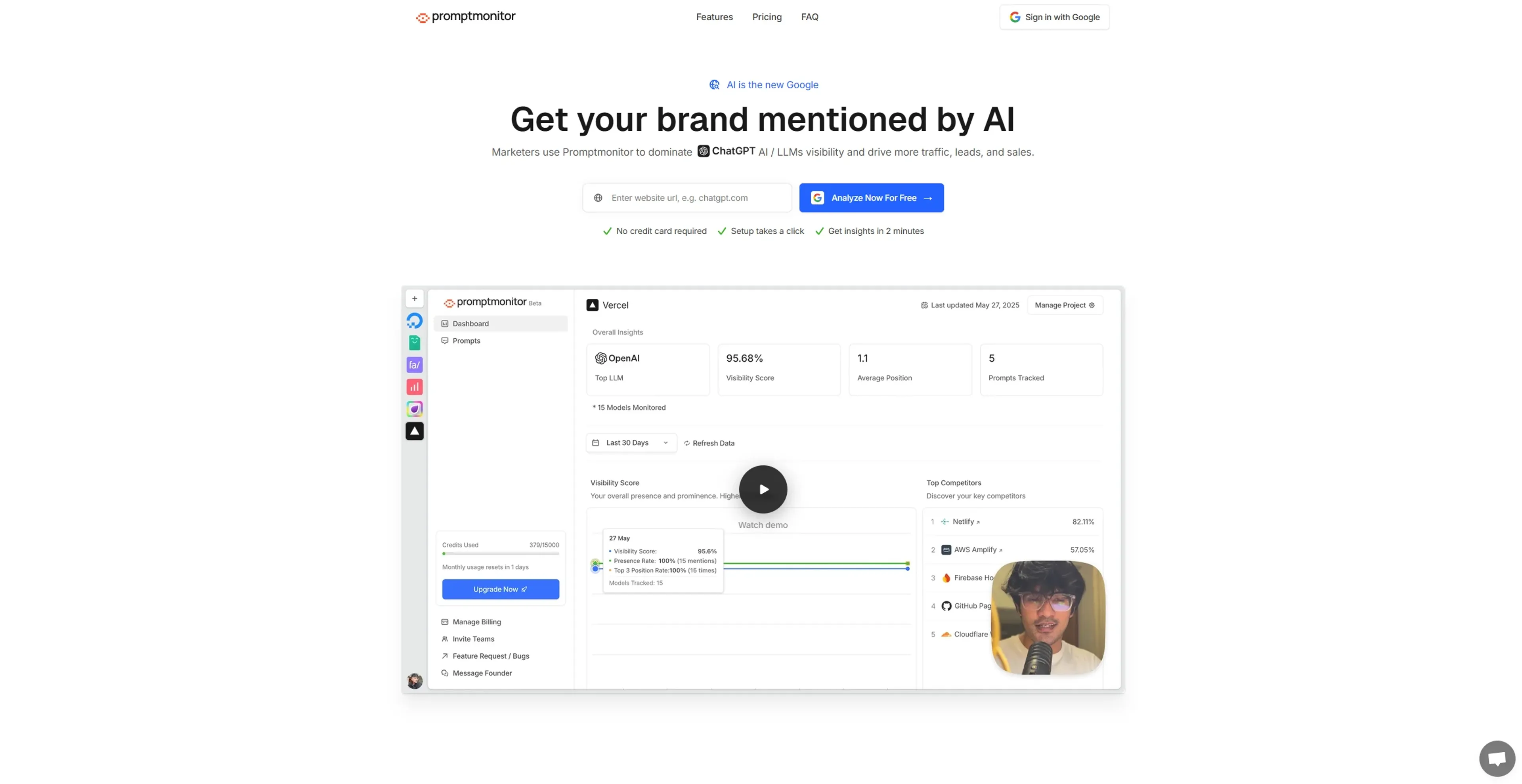 Image related to Promptmonitor, an AI tool for automating and optimizing marketing tasks.