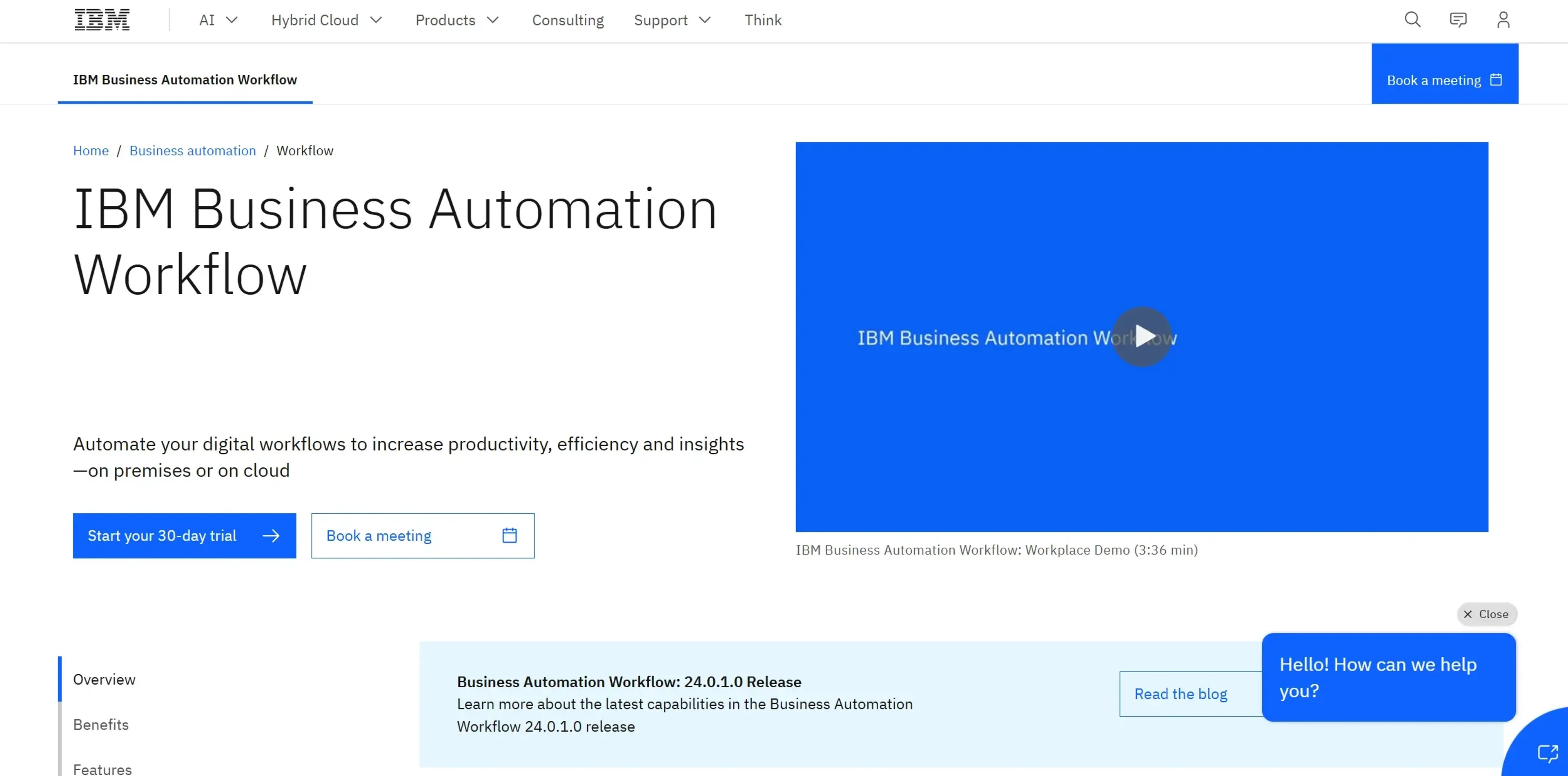 Image related to IBM BPM, an AI tool for automating workflows and business processes.