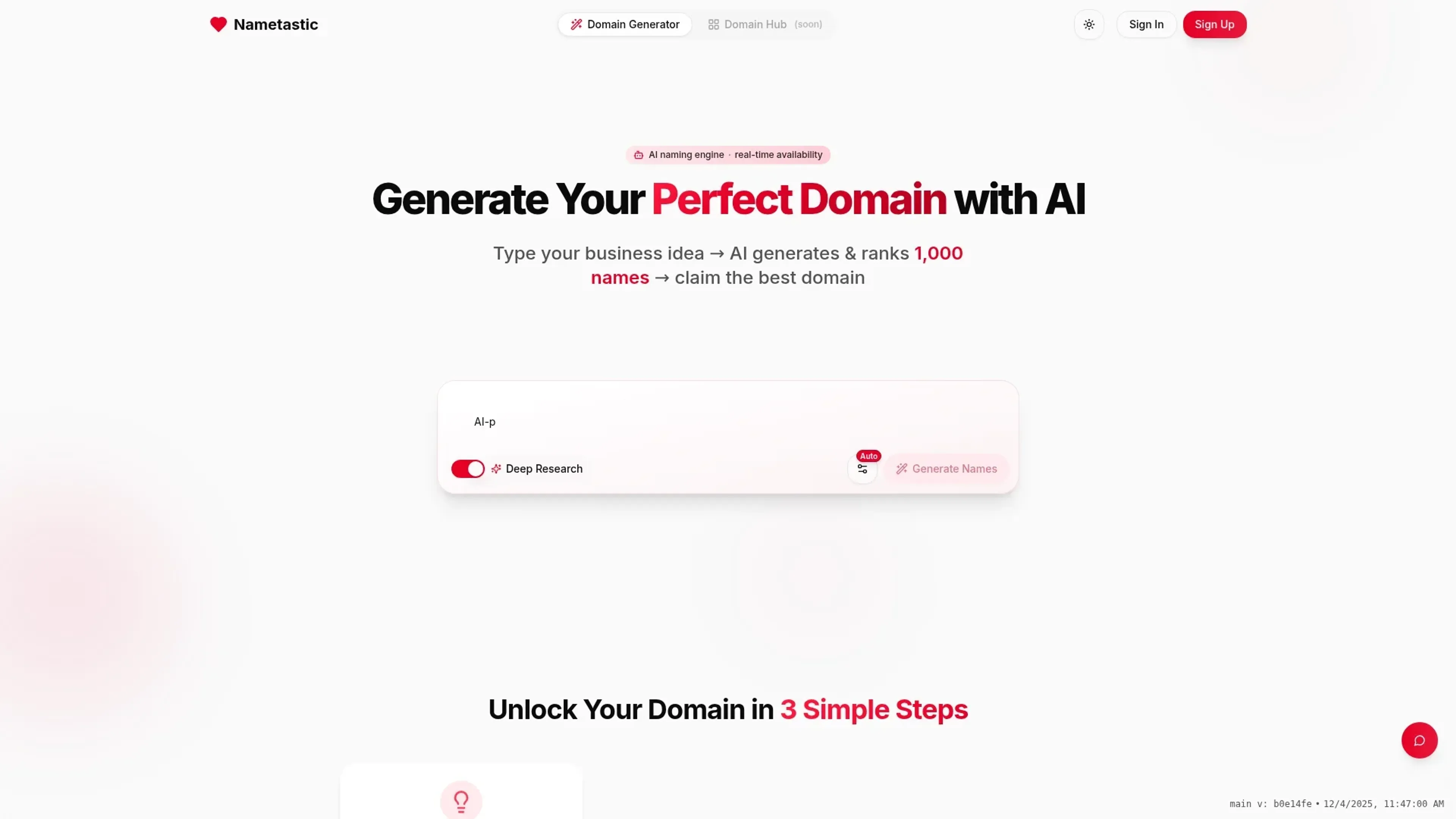 Image related to Nametastic, an AI tool for helping startups build and grow efficiently.