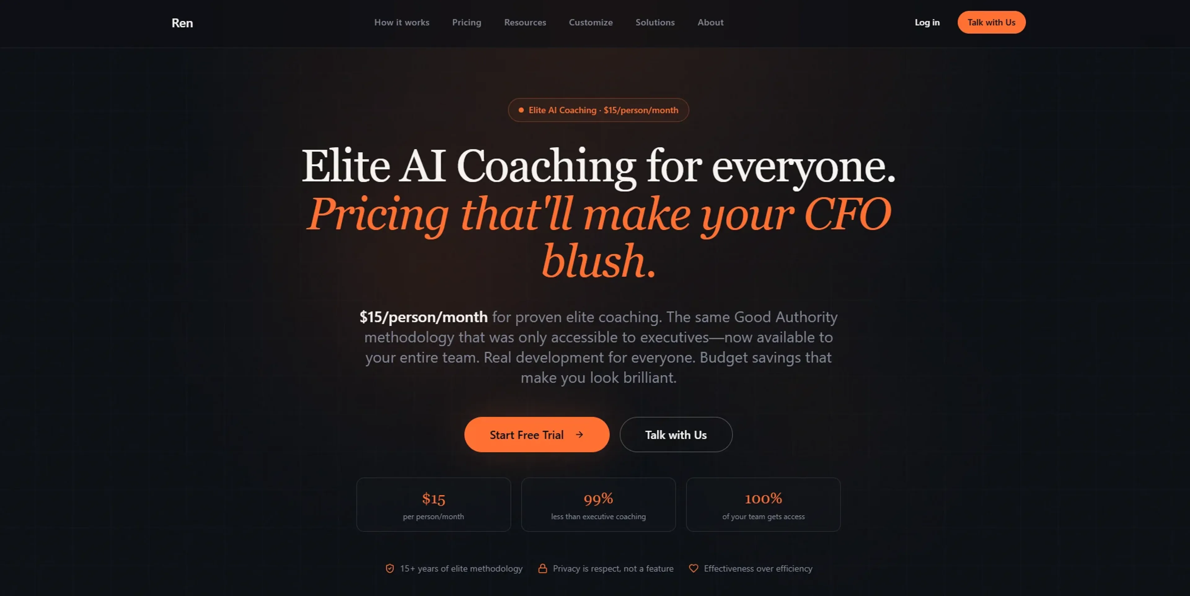 Image related to Ren, an AI tool for HR management and recruitment.