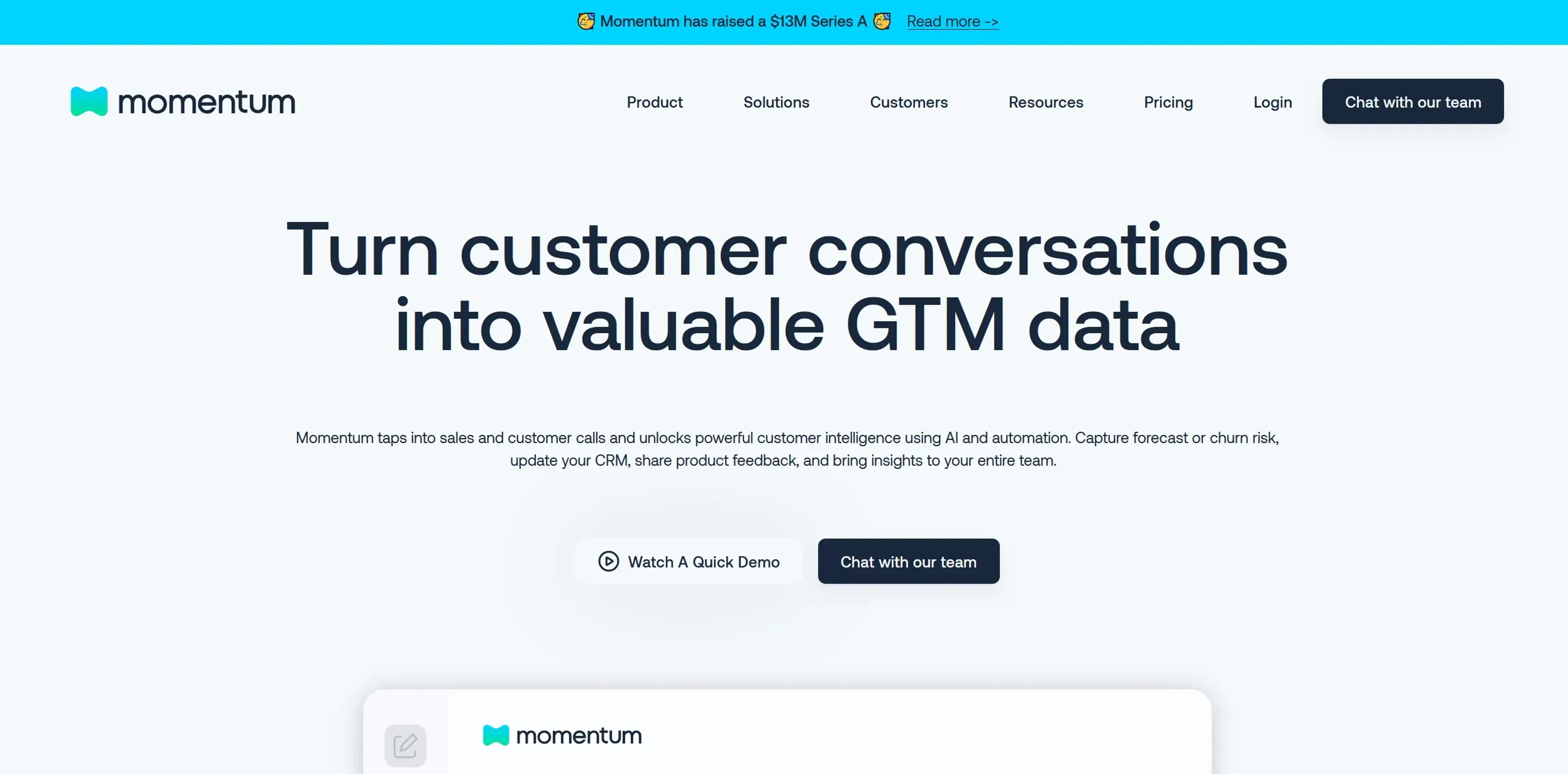 Momentum Featured