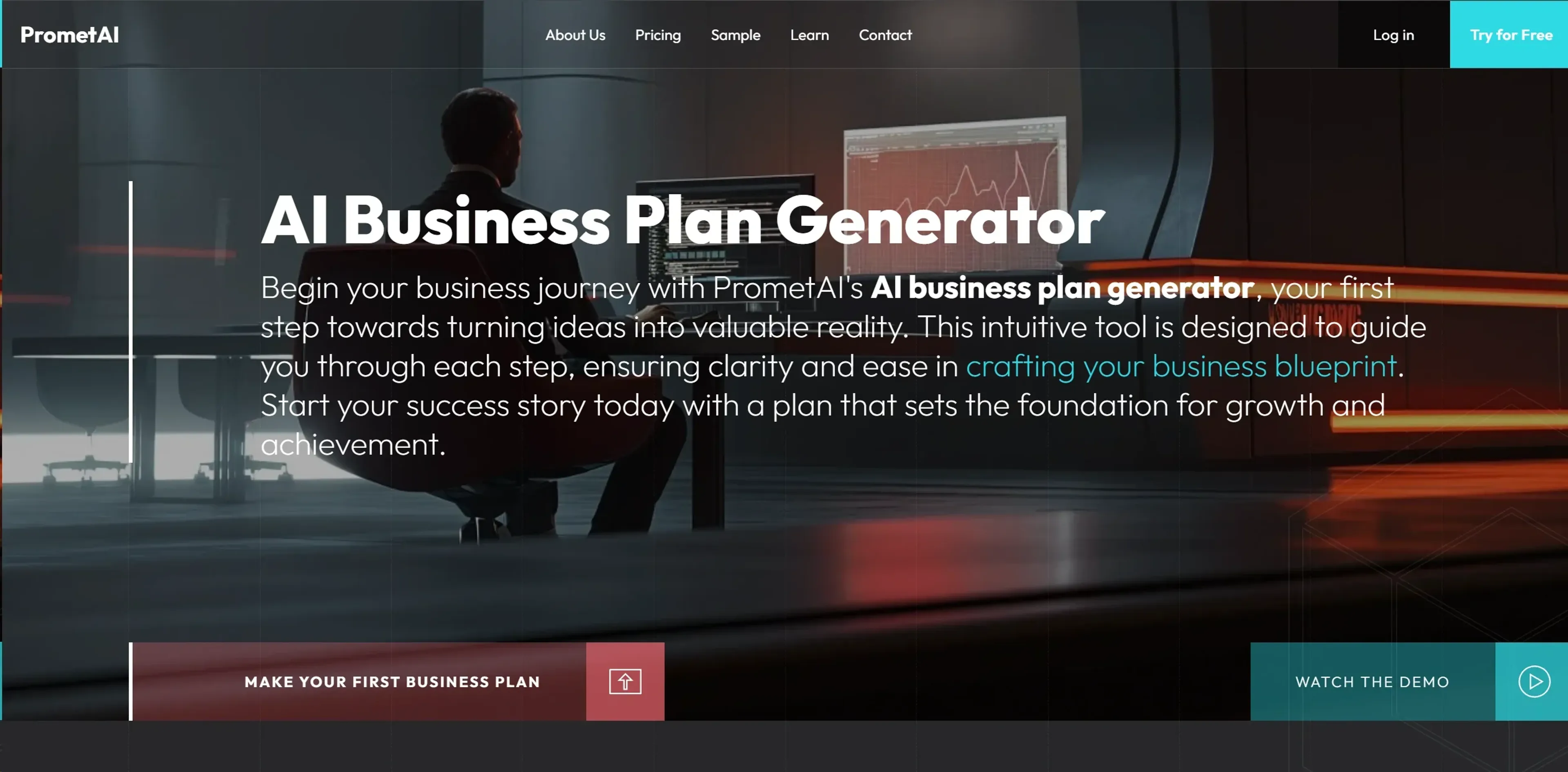 Image related to PrometAI, an AI tool for helping startups build and grow efficiently.