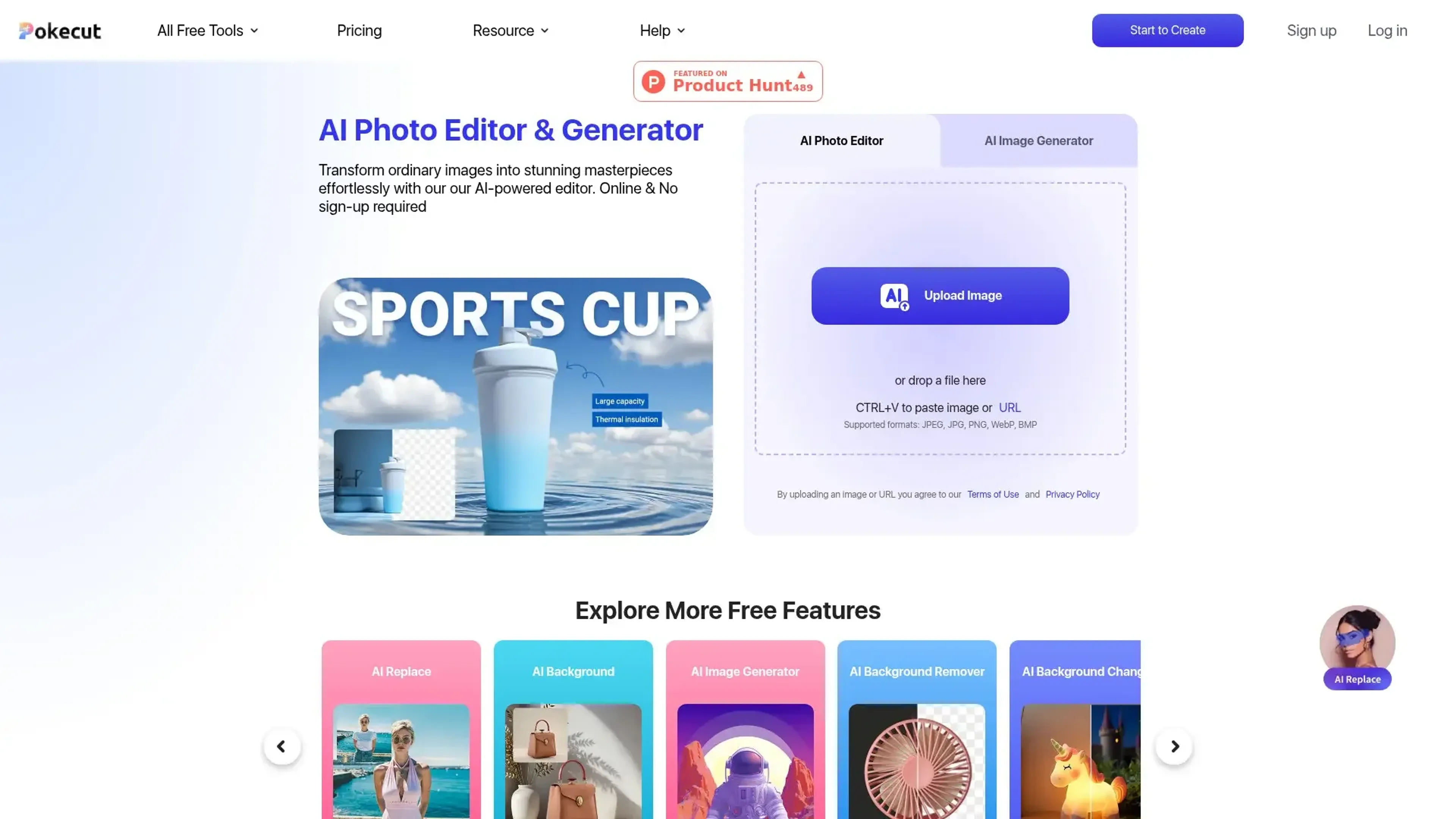 Image related to Pokecut, an AI tool for editing and enhancing images.