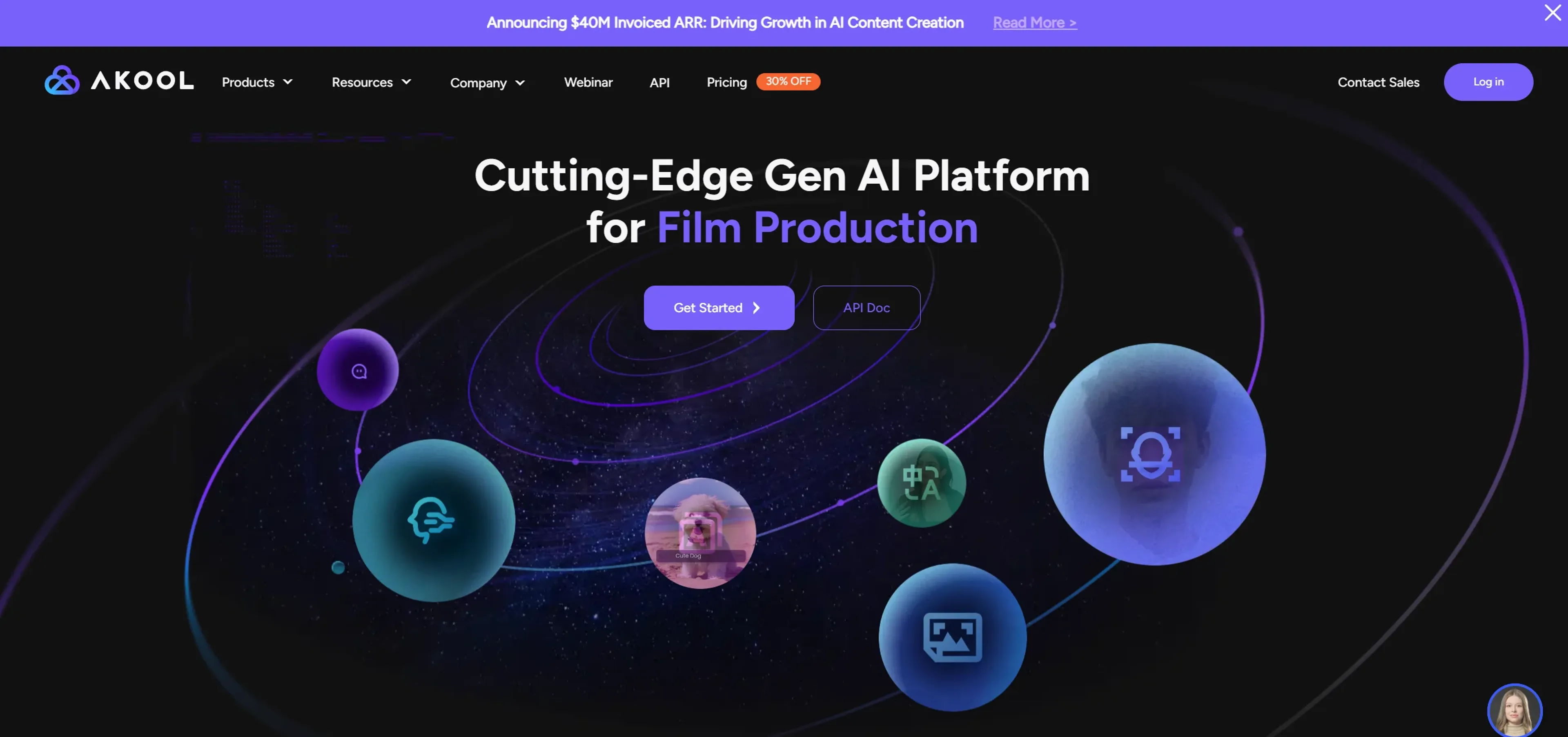Image related to Akool, an AI tool for turning text into videos.