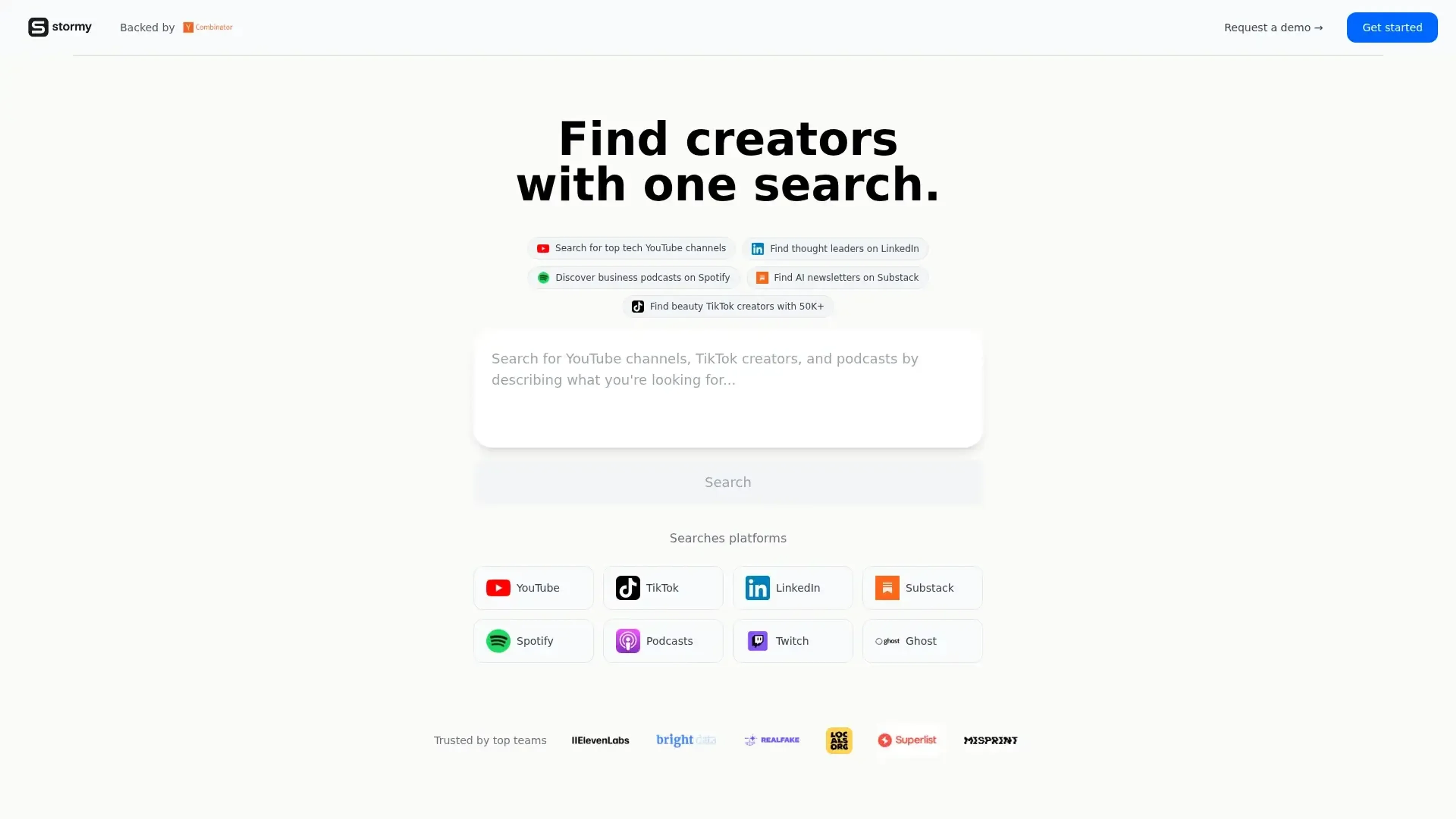 Image related to Stormy, an AI tool for automating and optimizing marketing tasks.
