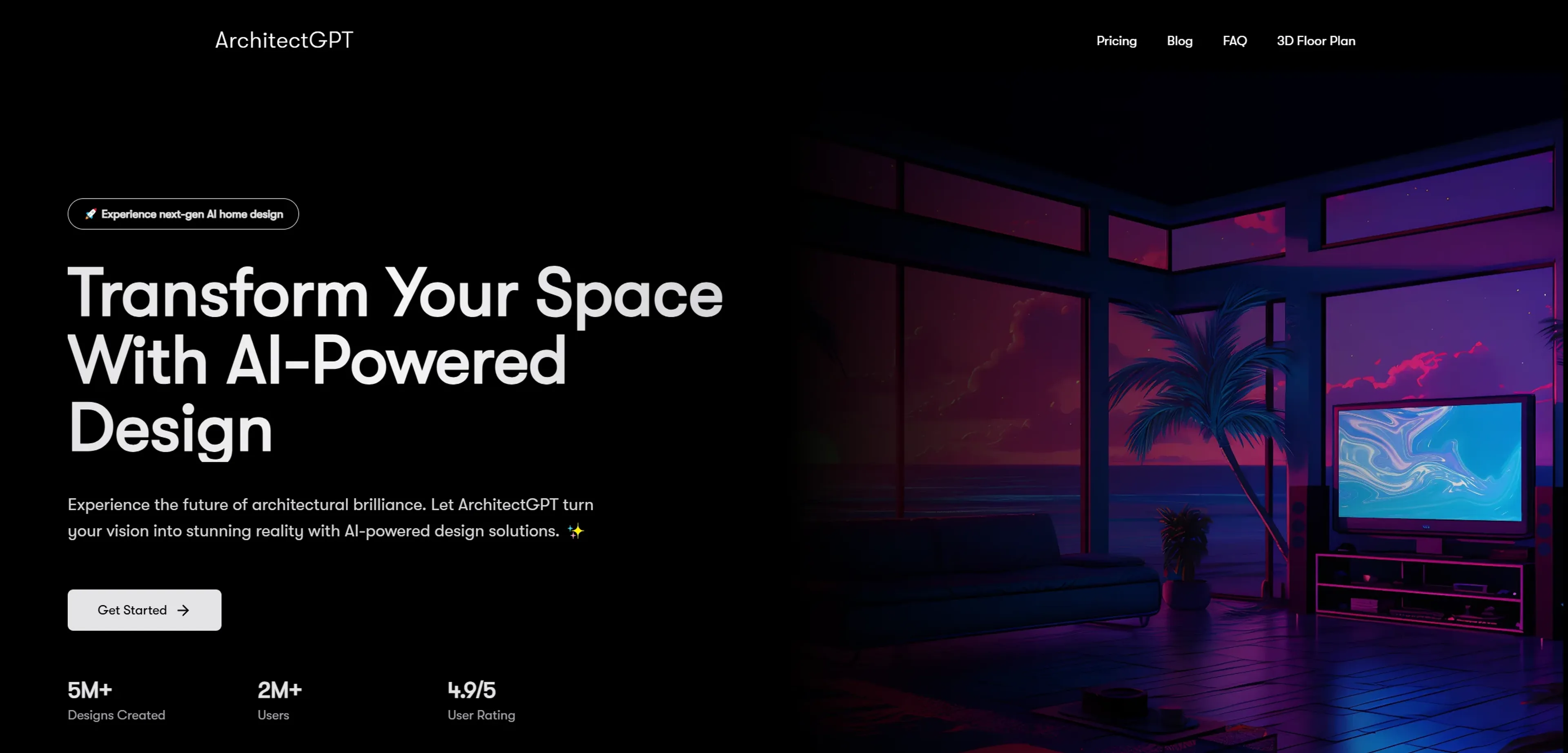 Image related to ArchitectGPT, an AI tool for generating design concepts and layouts.