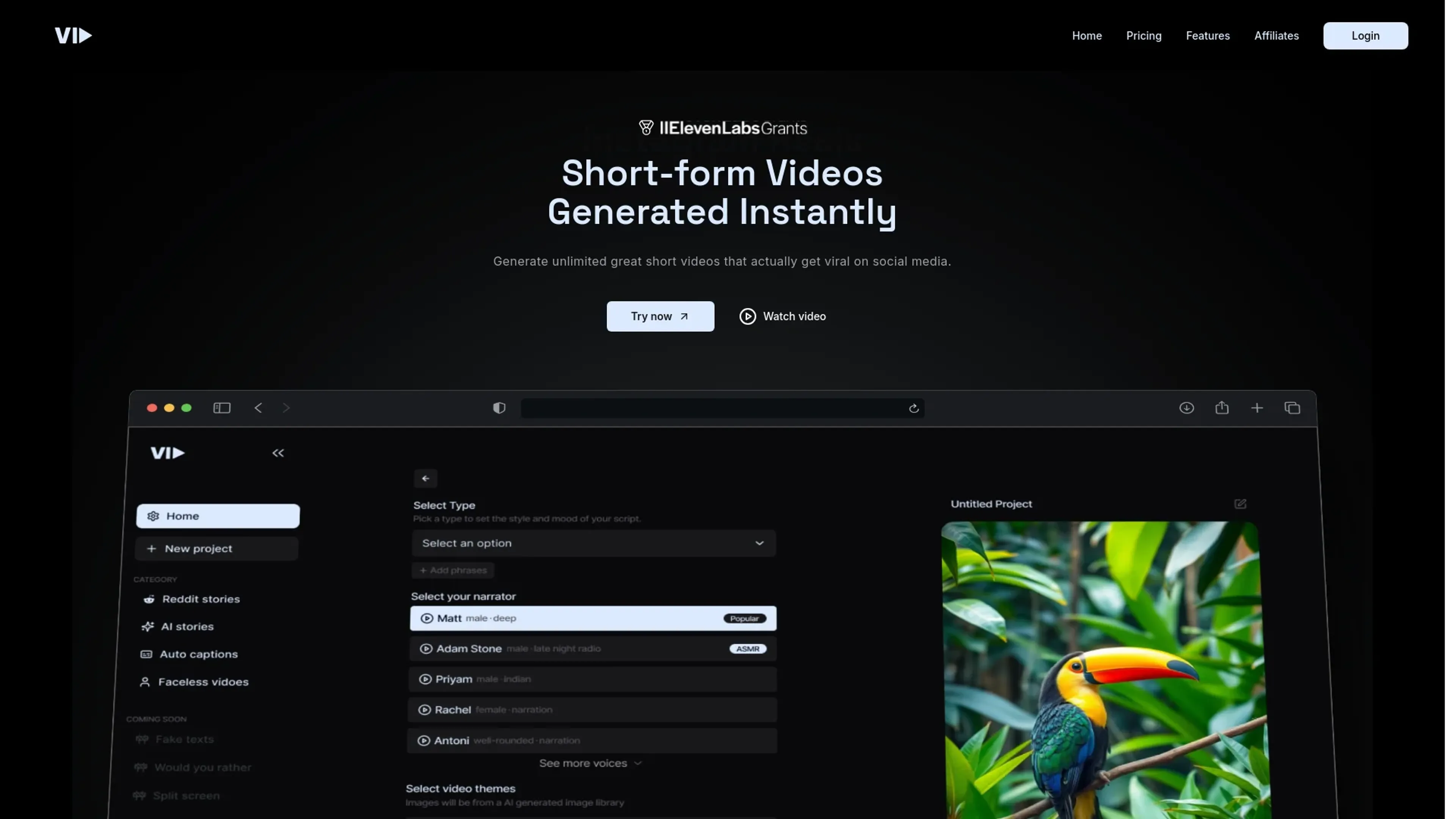 Image related to Vid.AI, an AI tool for editing and refining video content.