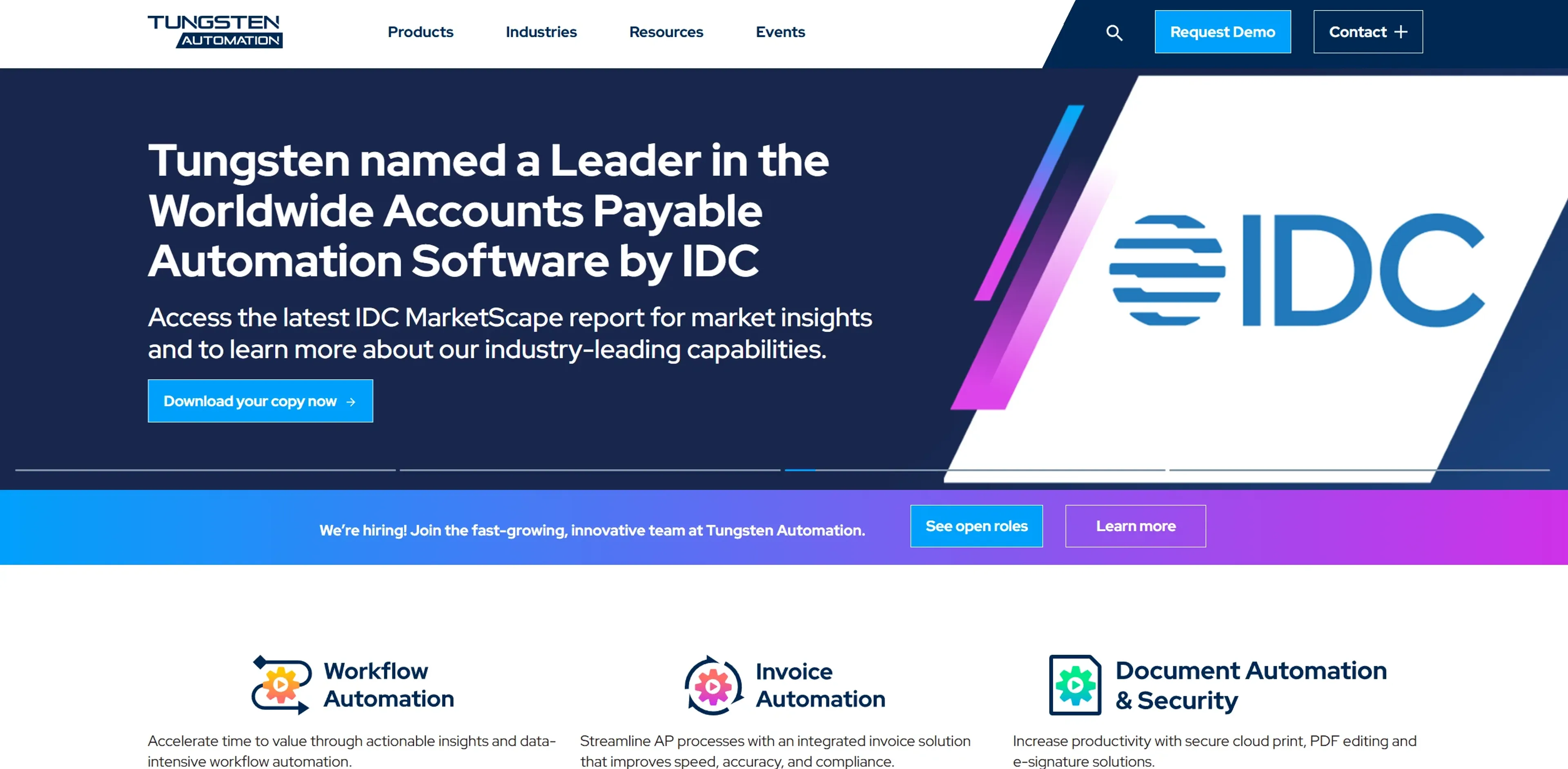 Image related to Kofax, an AI tool for automating workflows and business processes.