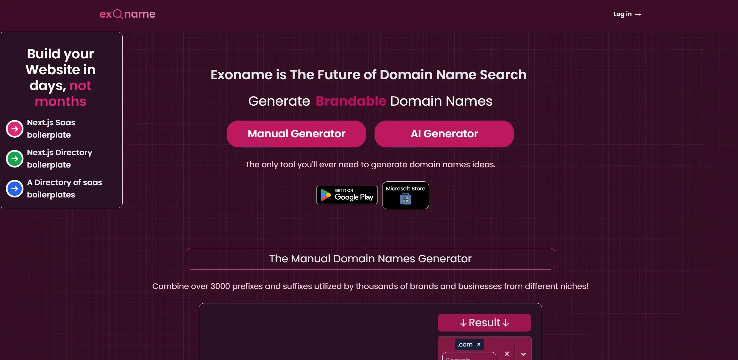 Exoname manual_2 screenshot