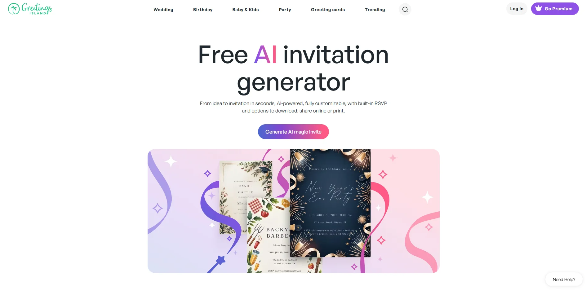 AI Invitation Generator manual_2 screenshot