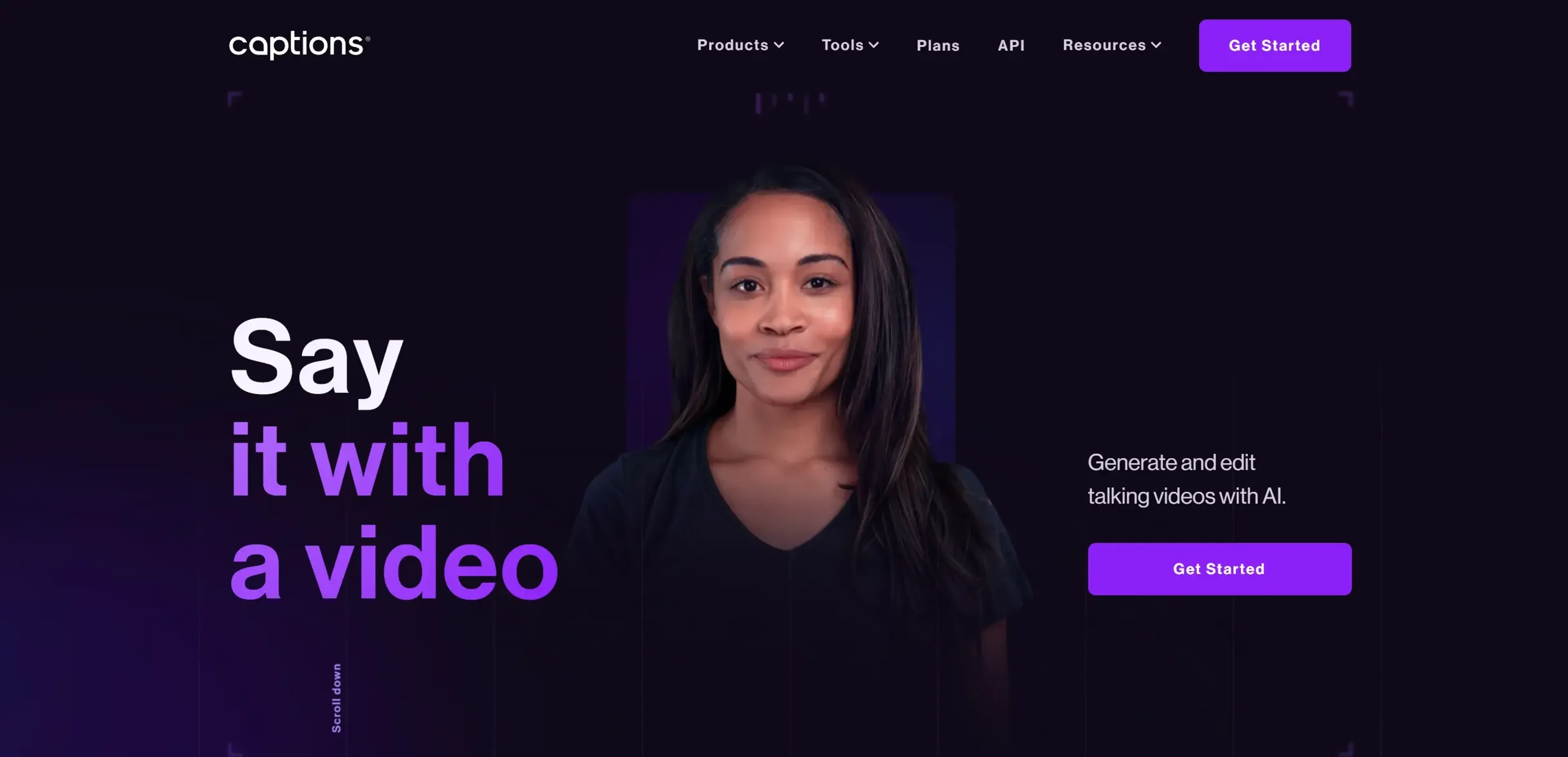 Image related to Captions, an AI tool for editing and refining video content.