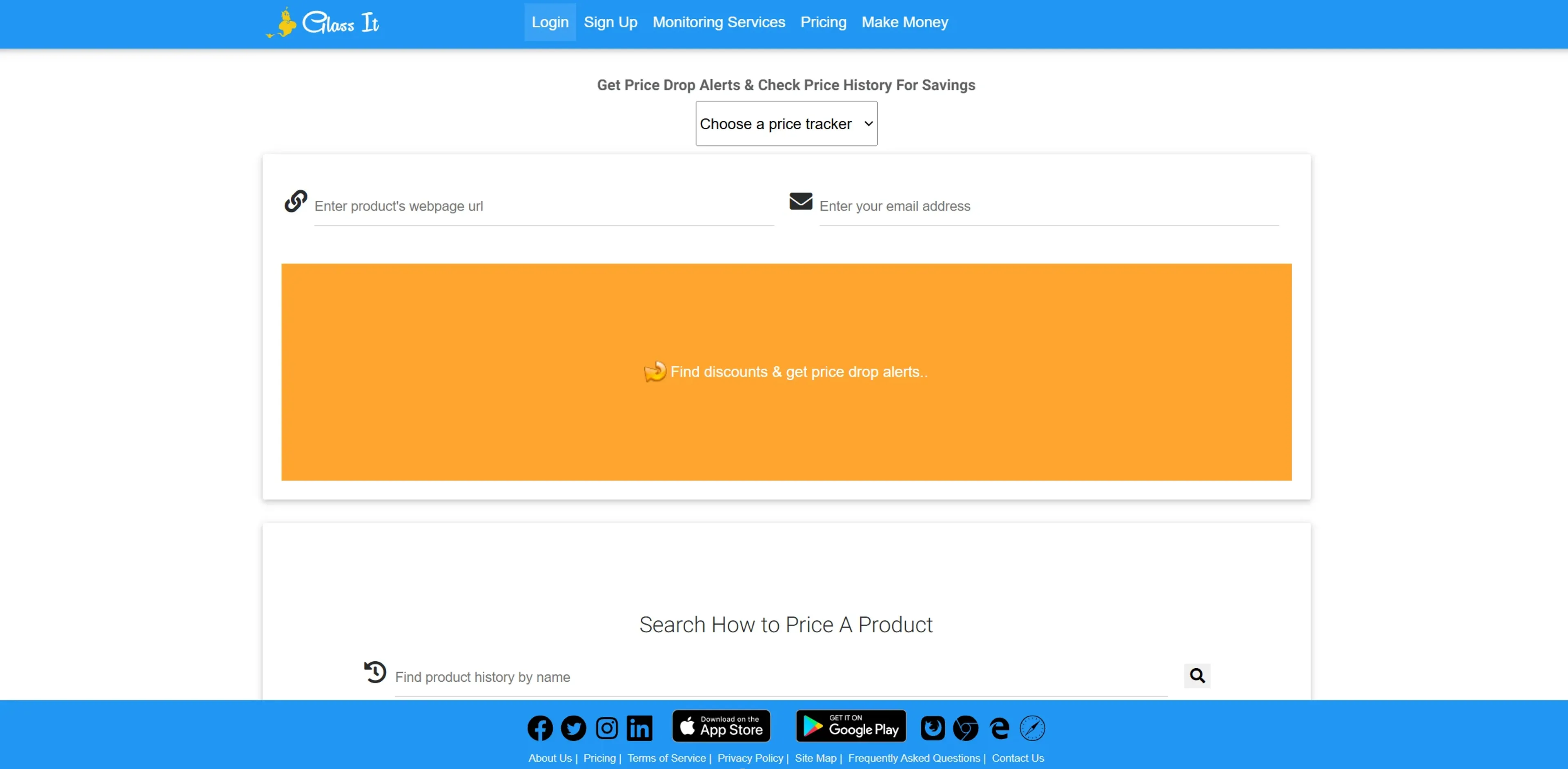 Image related to Glass It Price Tracker, an AI tool for enhancing online store management and sales.