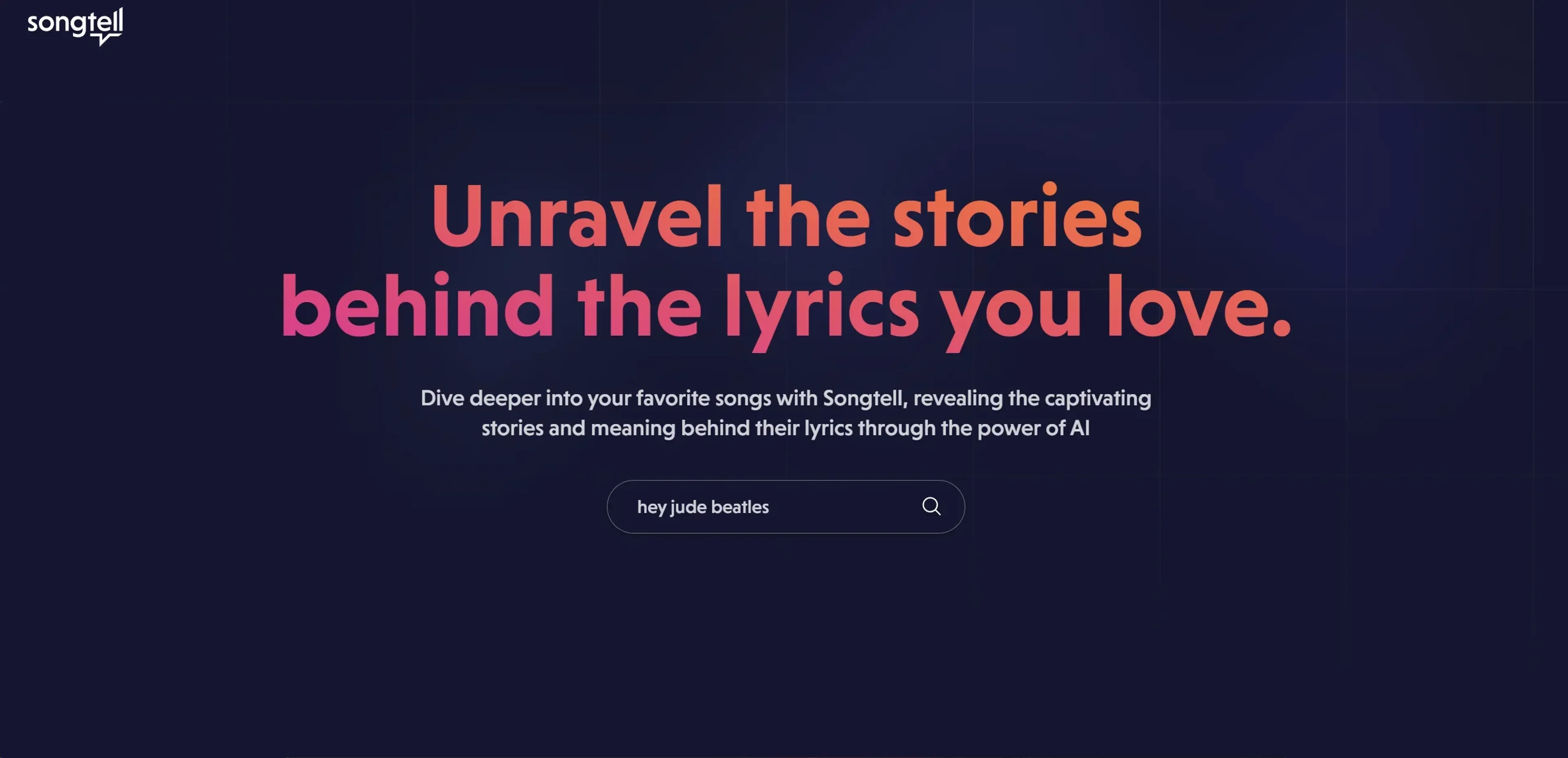 Image related to Songtell, an AI tool for composing or producing music.