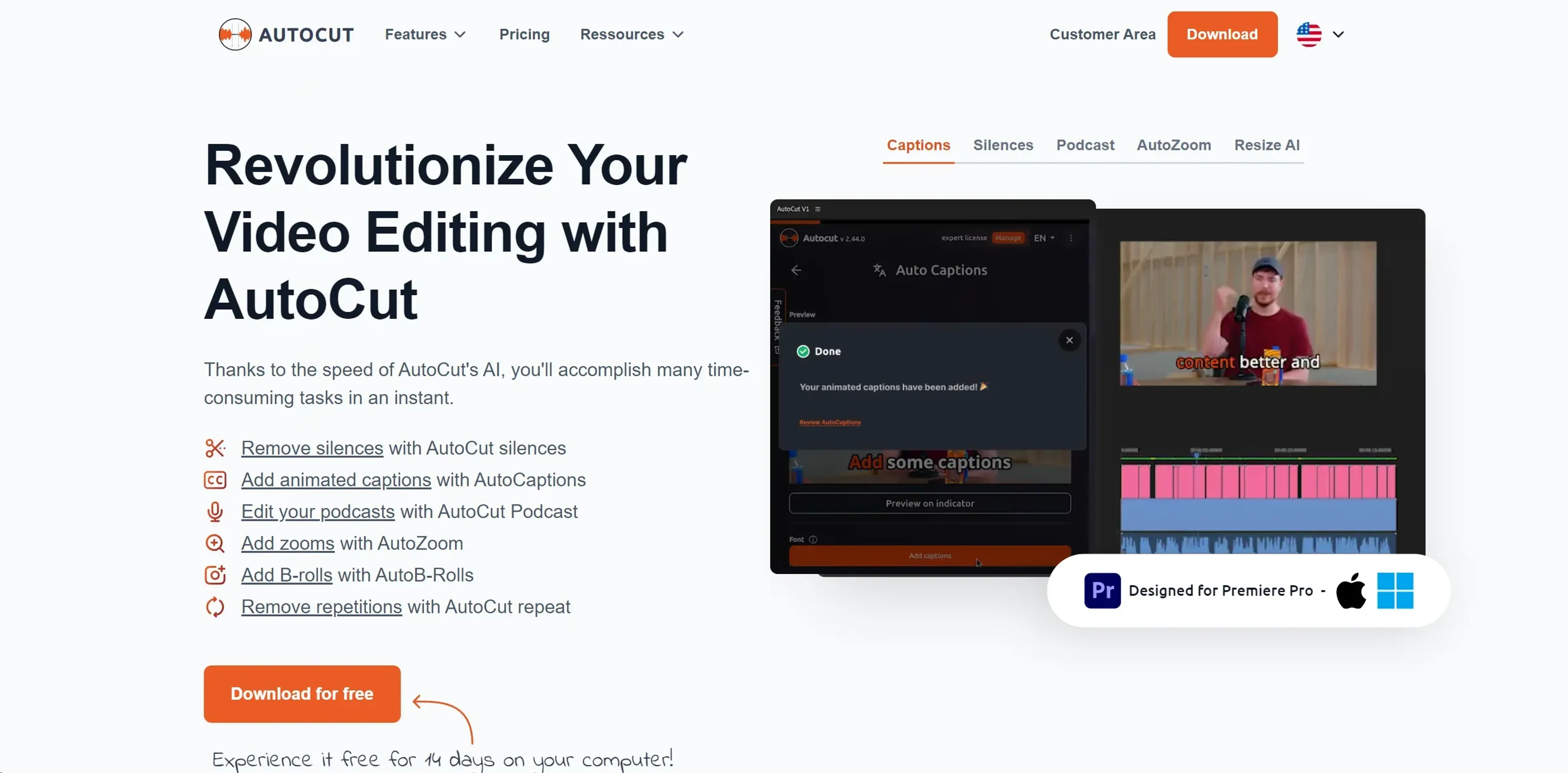Image related to AutoCut, an AI tool for editing and refining video content.