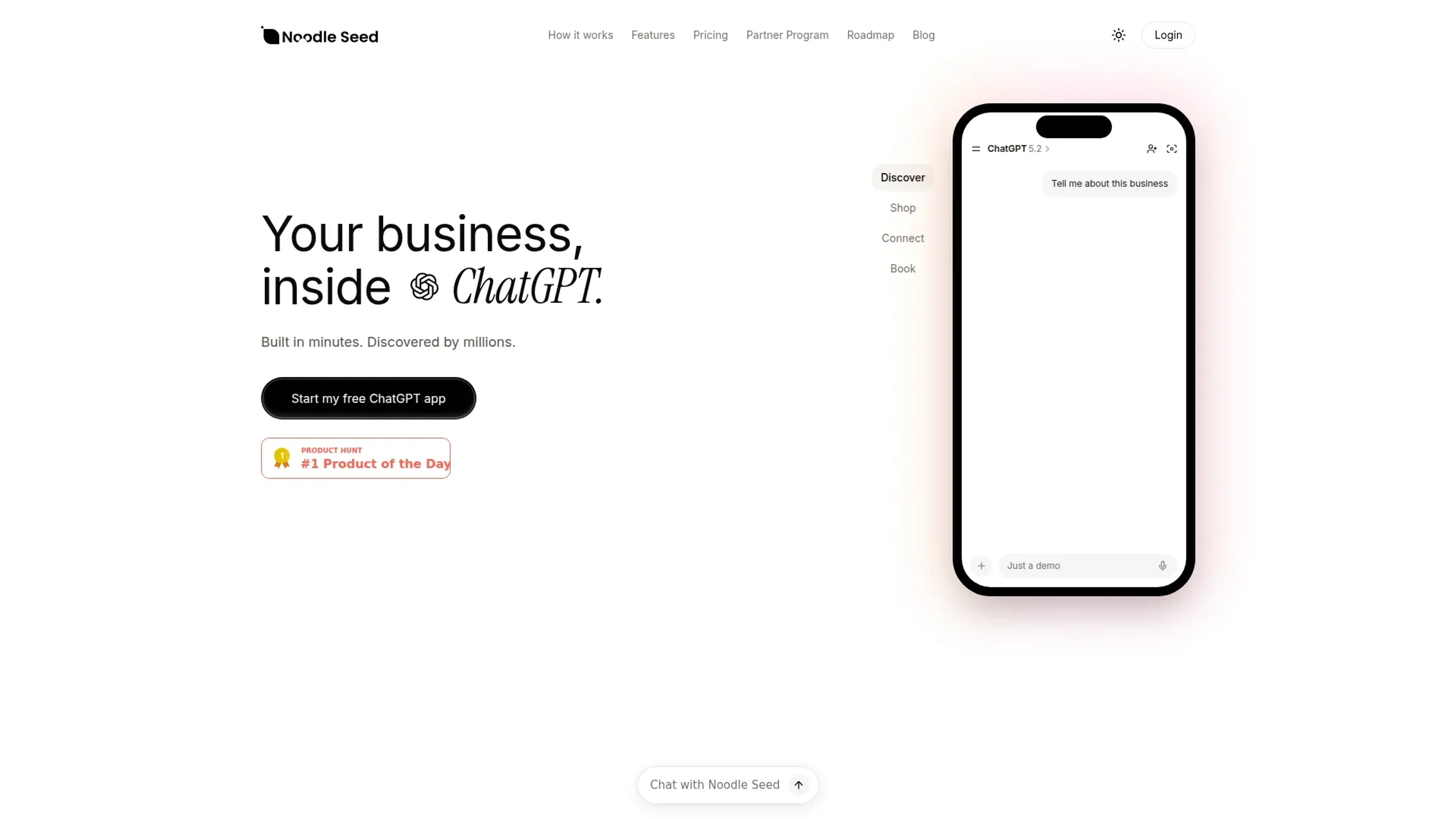 Image related to Noodle Seed, an AI chatbot for conversations and customer interactions.