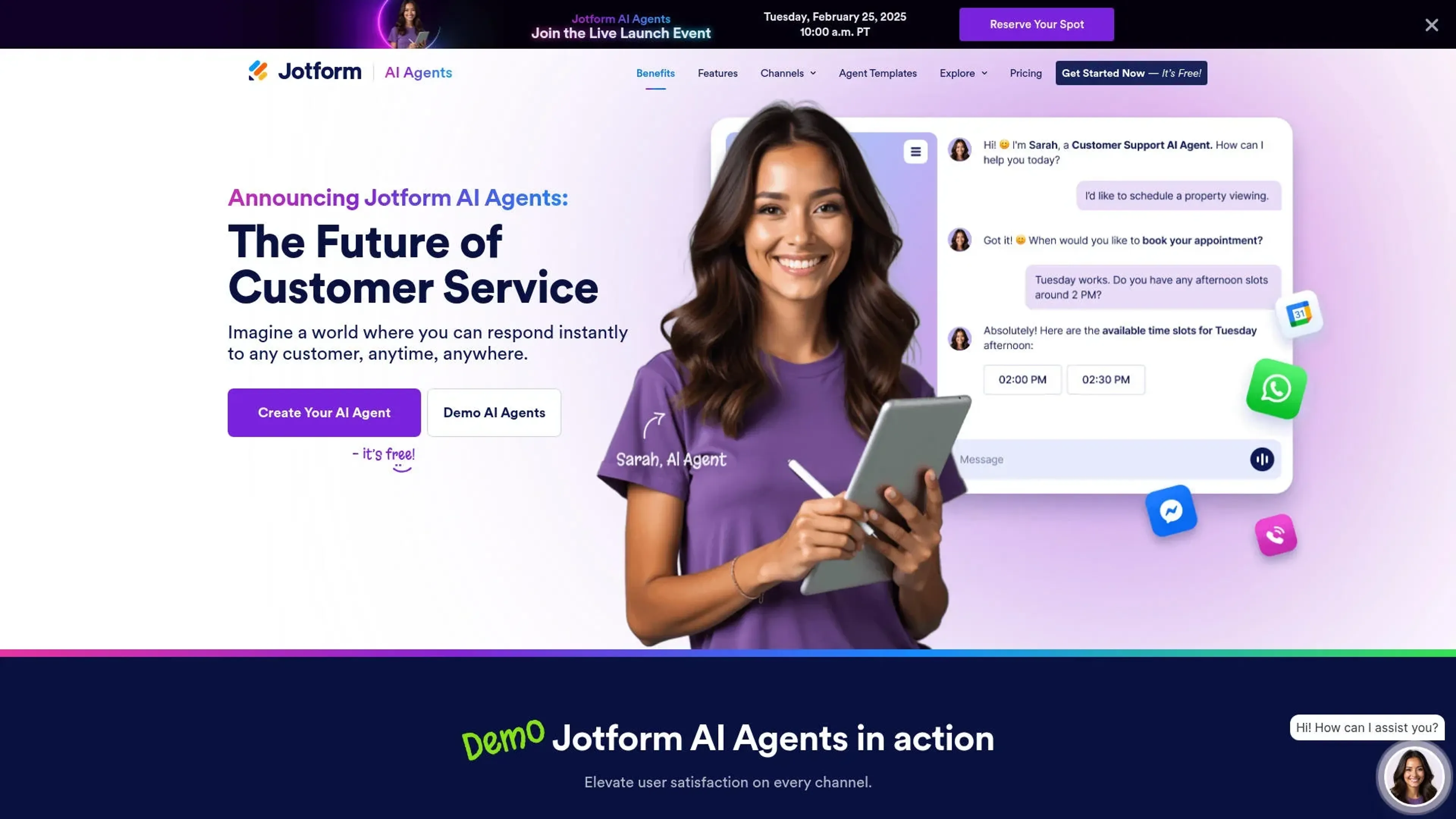 Image related to Jotform AI Agents, an AI tool for building and deploying autonomous agents.