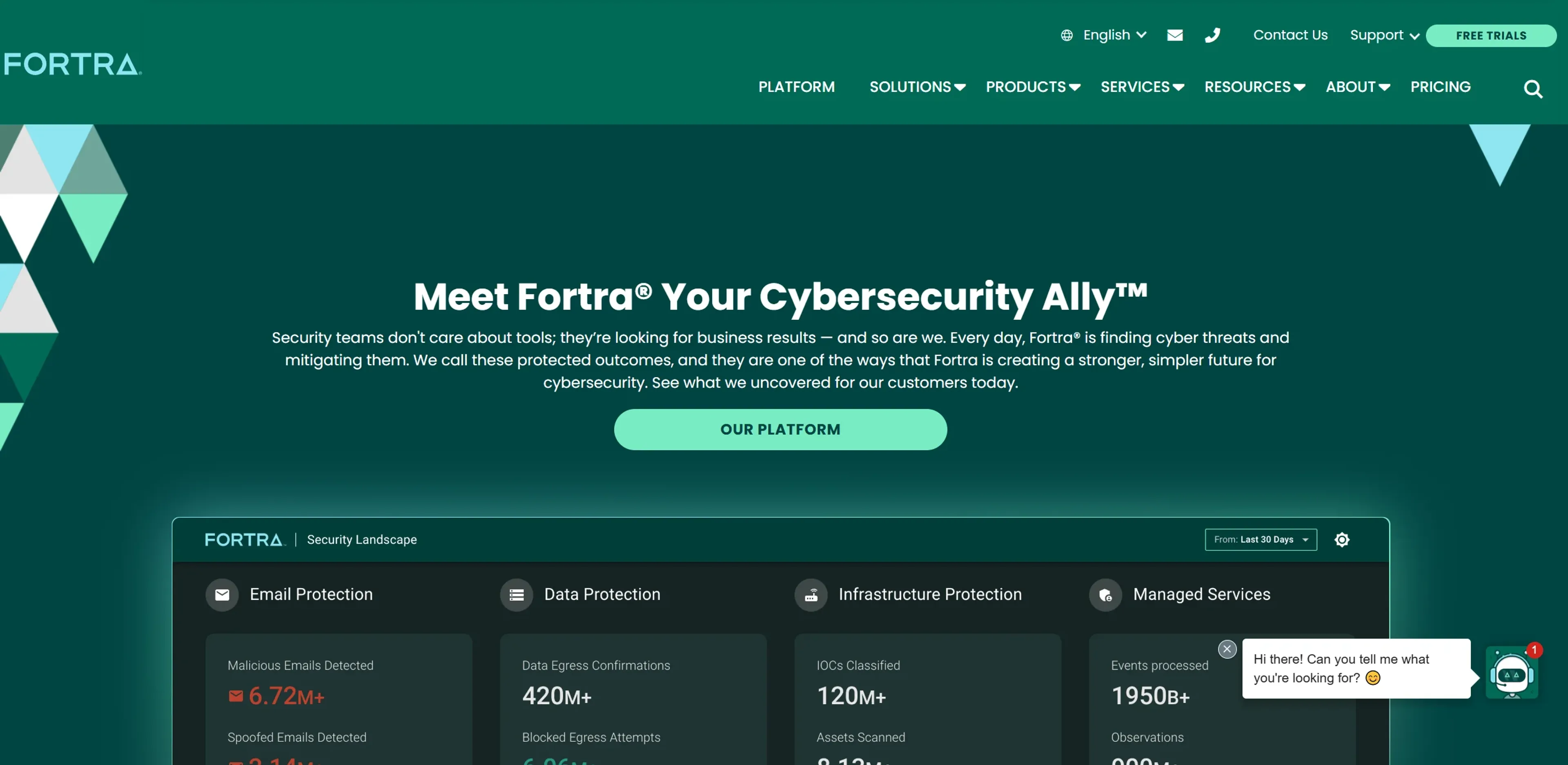 Image related to Fortra, an AI tool for building and deploying autonomous agents.